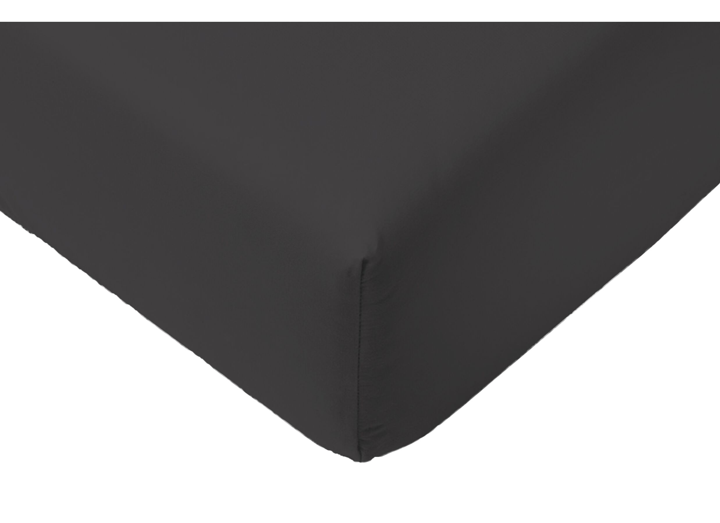 Hoeslaken Lauren 140x200cm - jersey katoen - antraciet - Drap-housse Lauren 140x200cm - jersey coton - anthracite