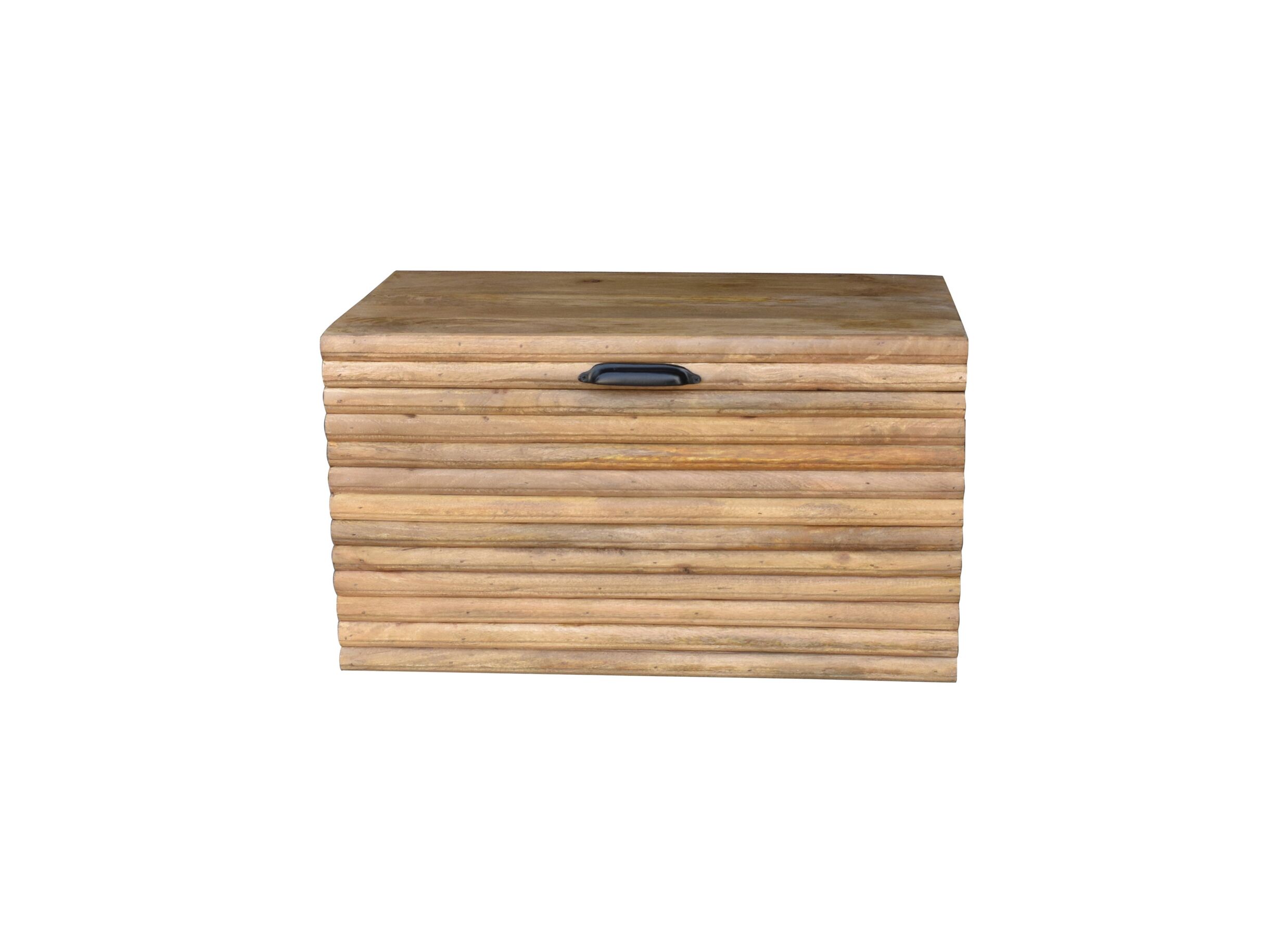 Coffre Soma 70x40x40cm - mangue massif - naturel