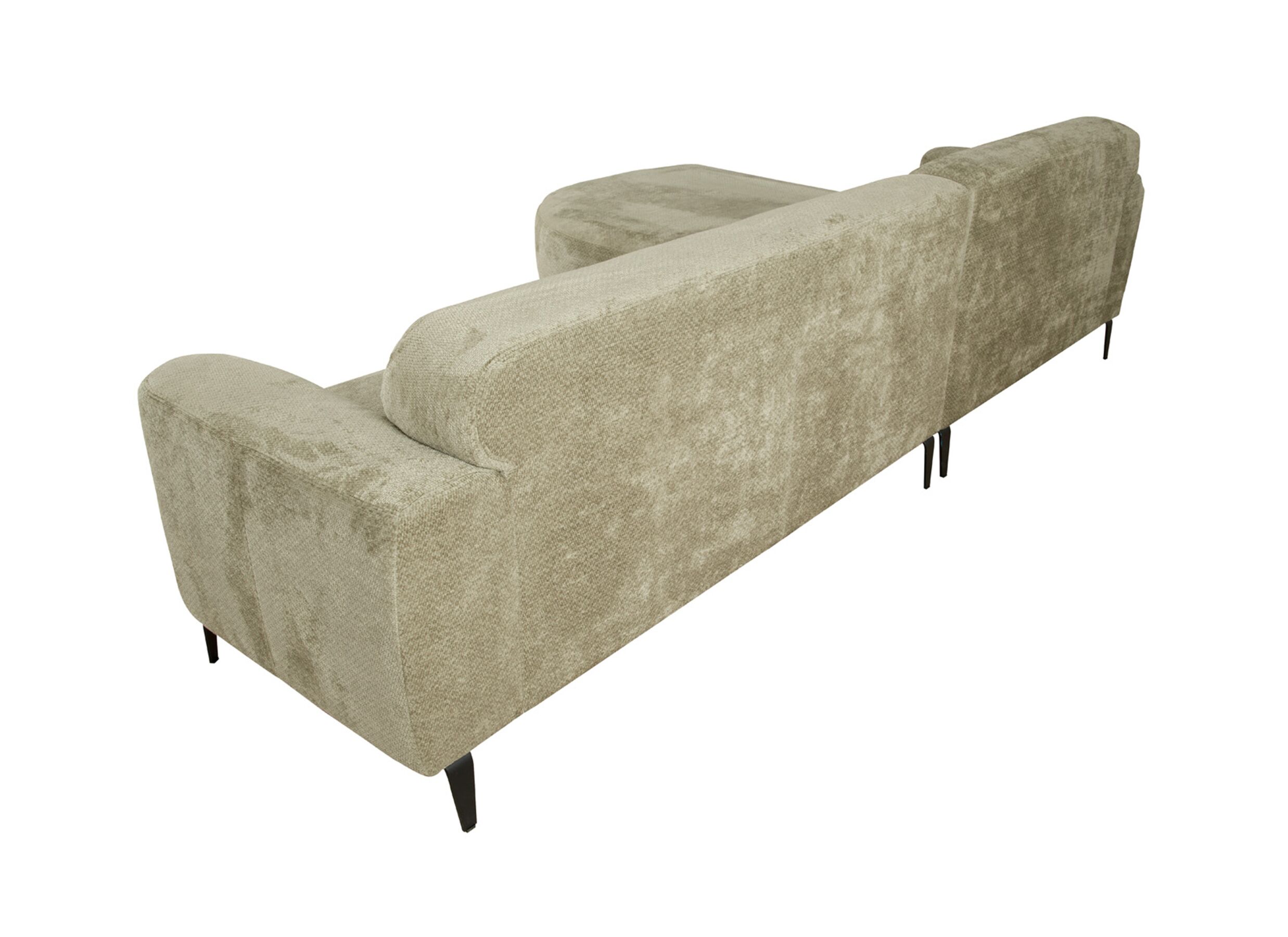 Aperçu - Canapé d'angle Leif 332x207cm - tissu - vert