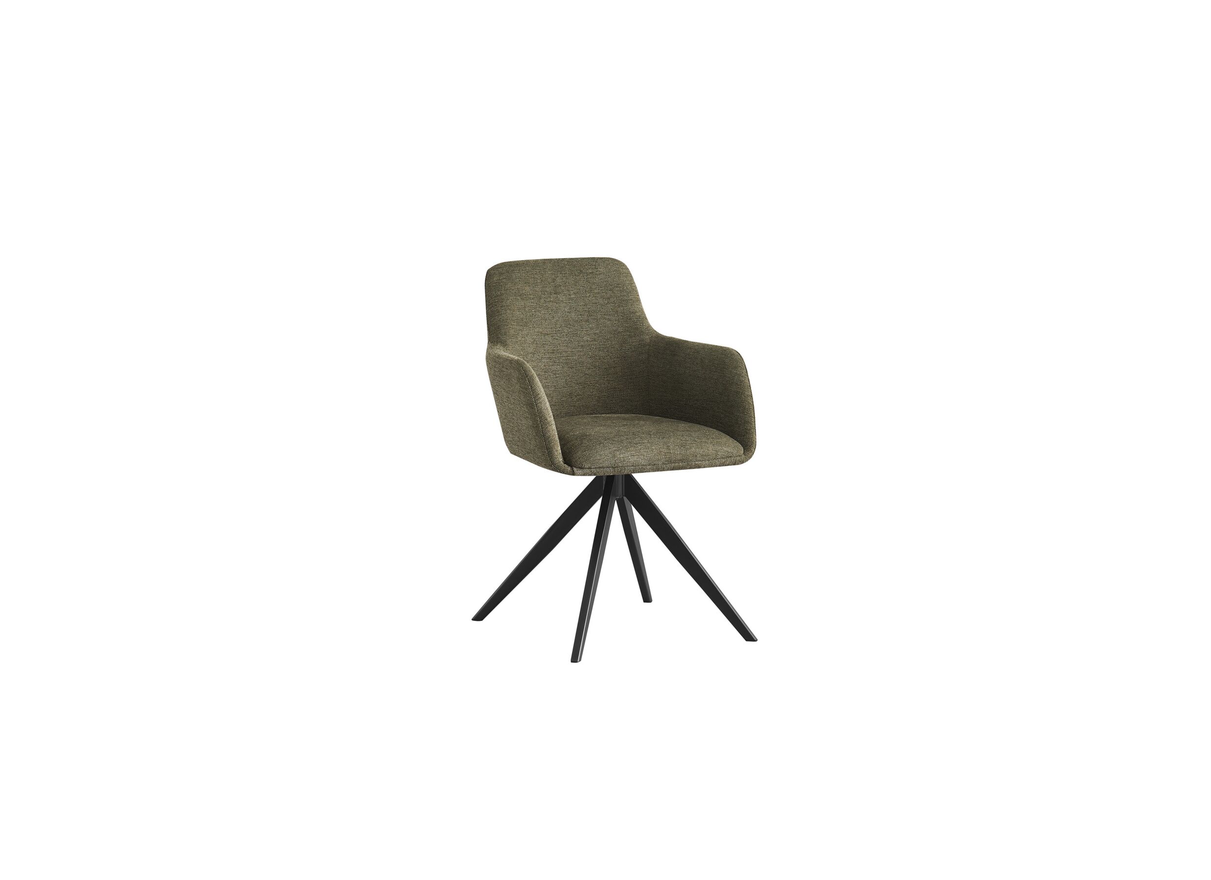 Draaistoel Sirius 57x60x83cm - stof - groen
