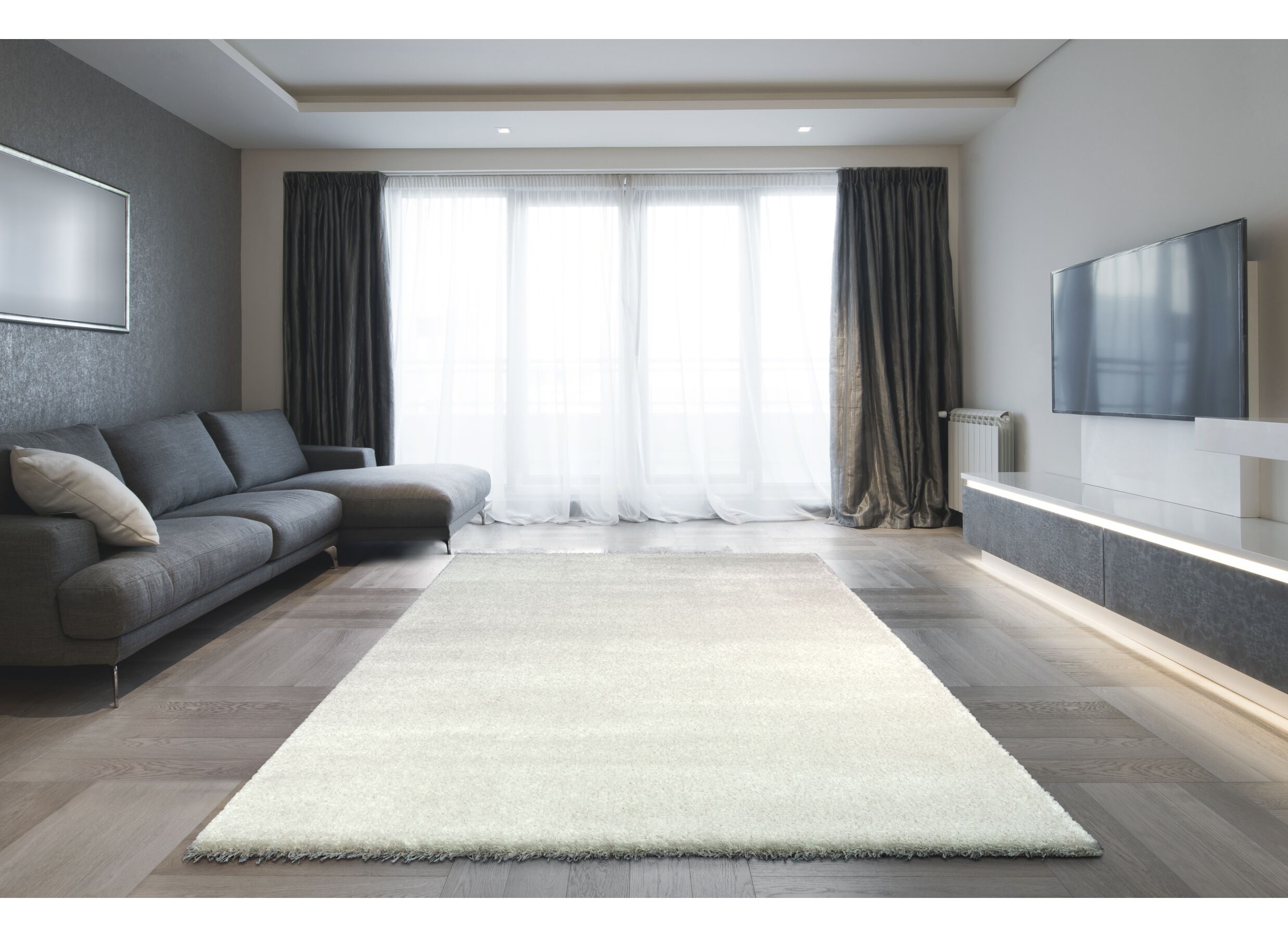 Sfeerfoto - Tapijt Spirit 160x230cm - polyester - wit