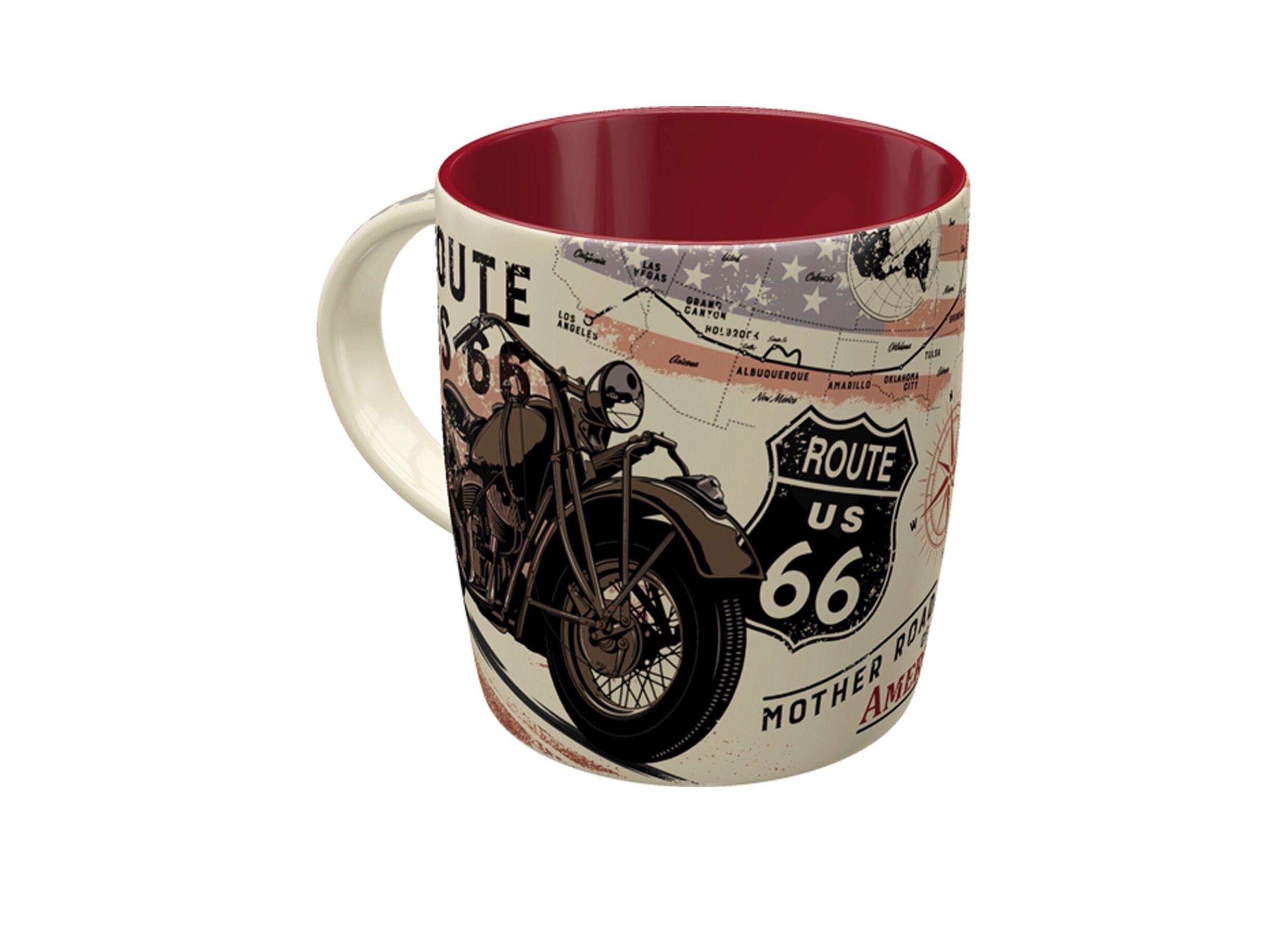 Mok Route 66 33cl - keramiek - meerkleurig - Mok Route 66 33cl - keramiek - meerkleurig