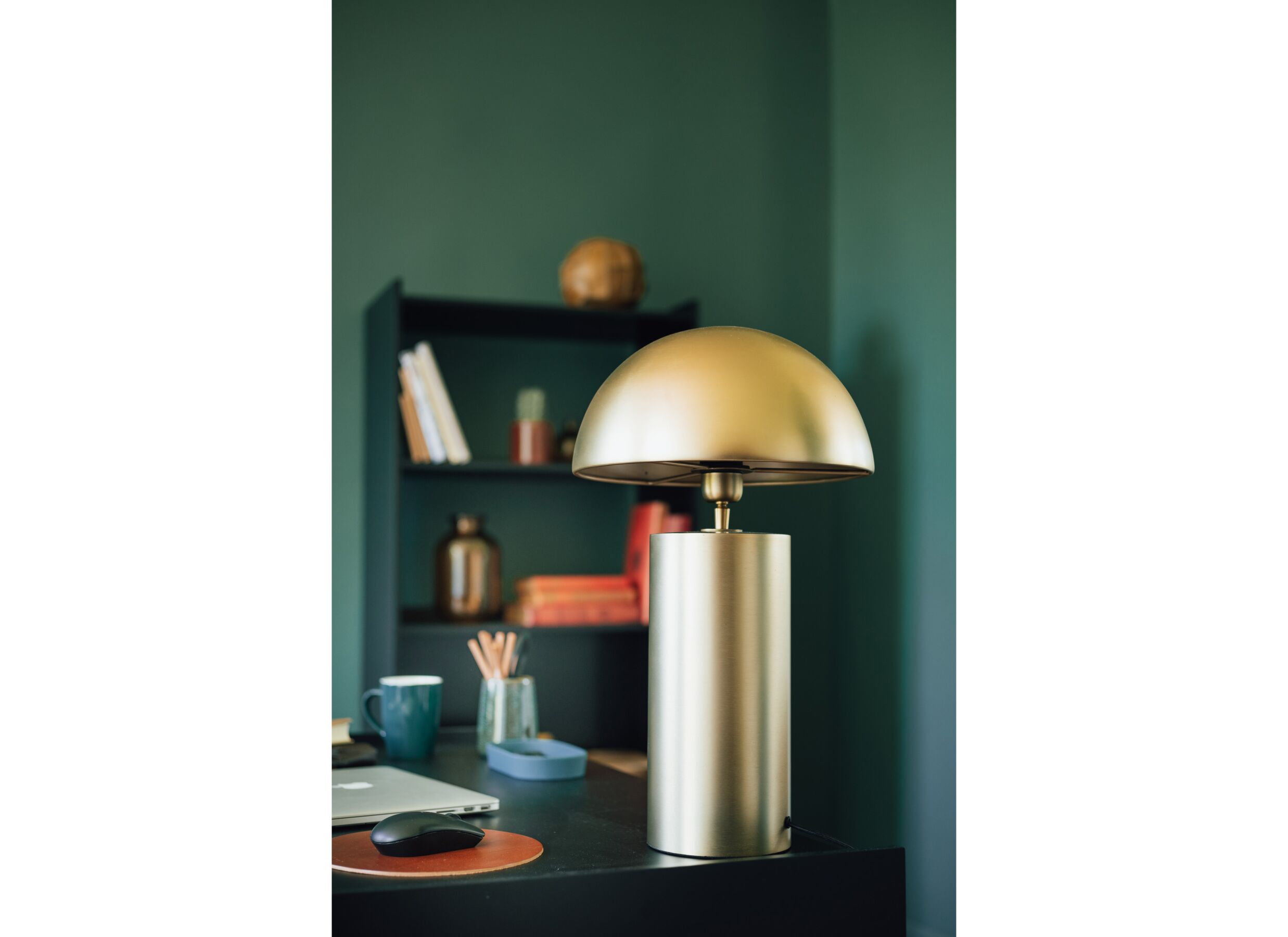 Foto ambiance - Lampe de table Champi Ø30xH50cm E27 - fer - doré