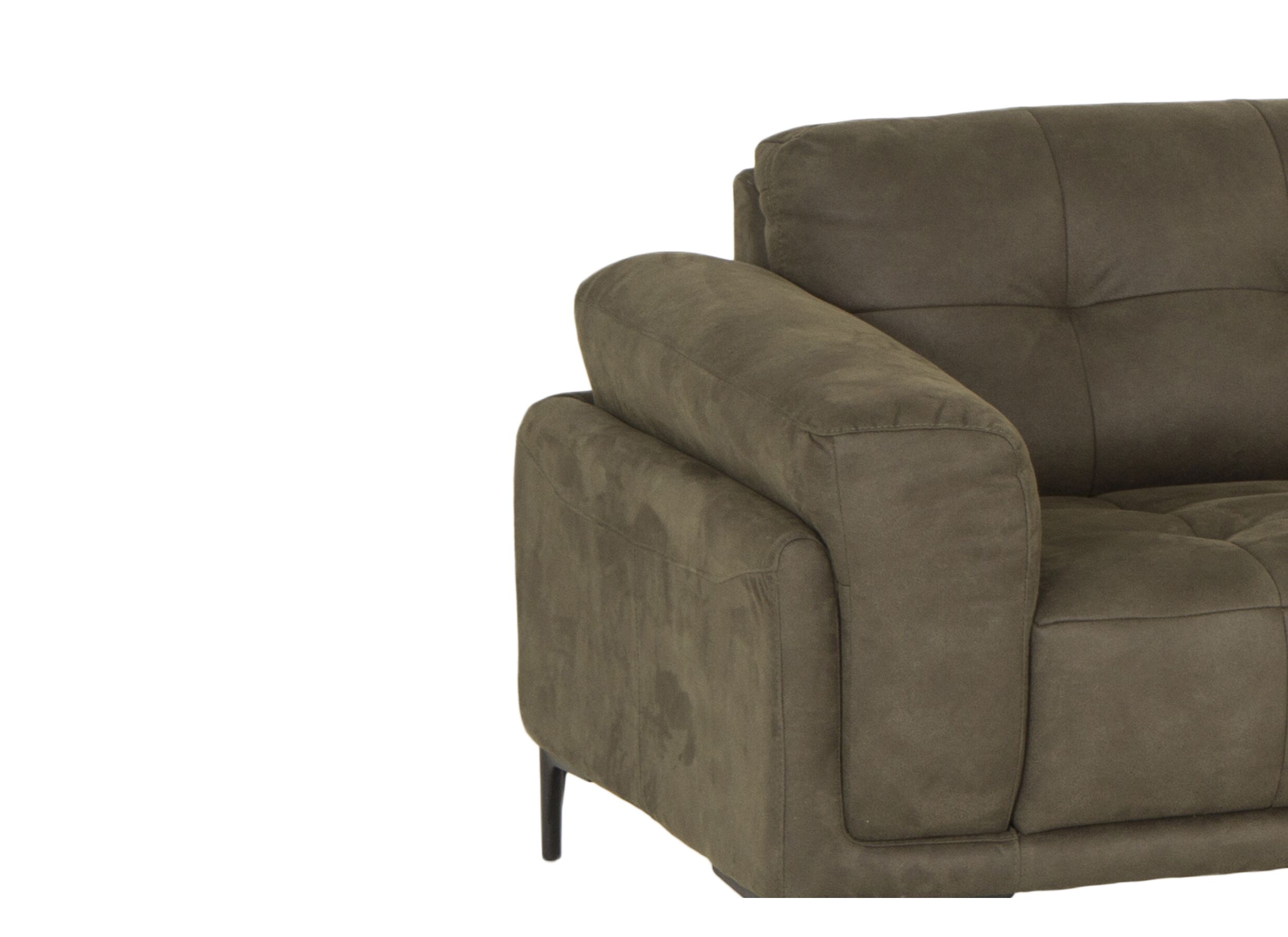 Hoeksalon Night 277x159cm - stof - groen
