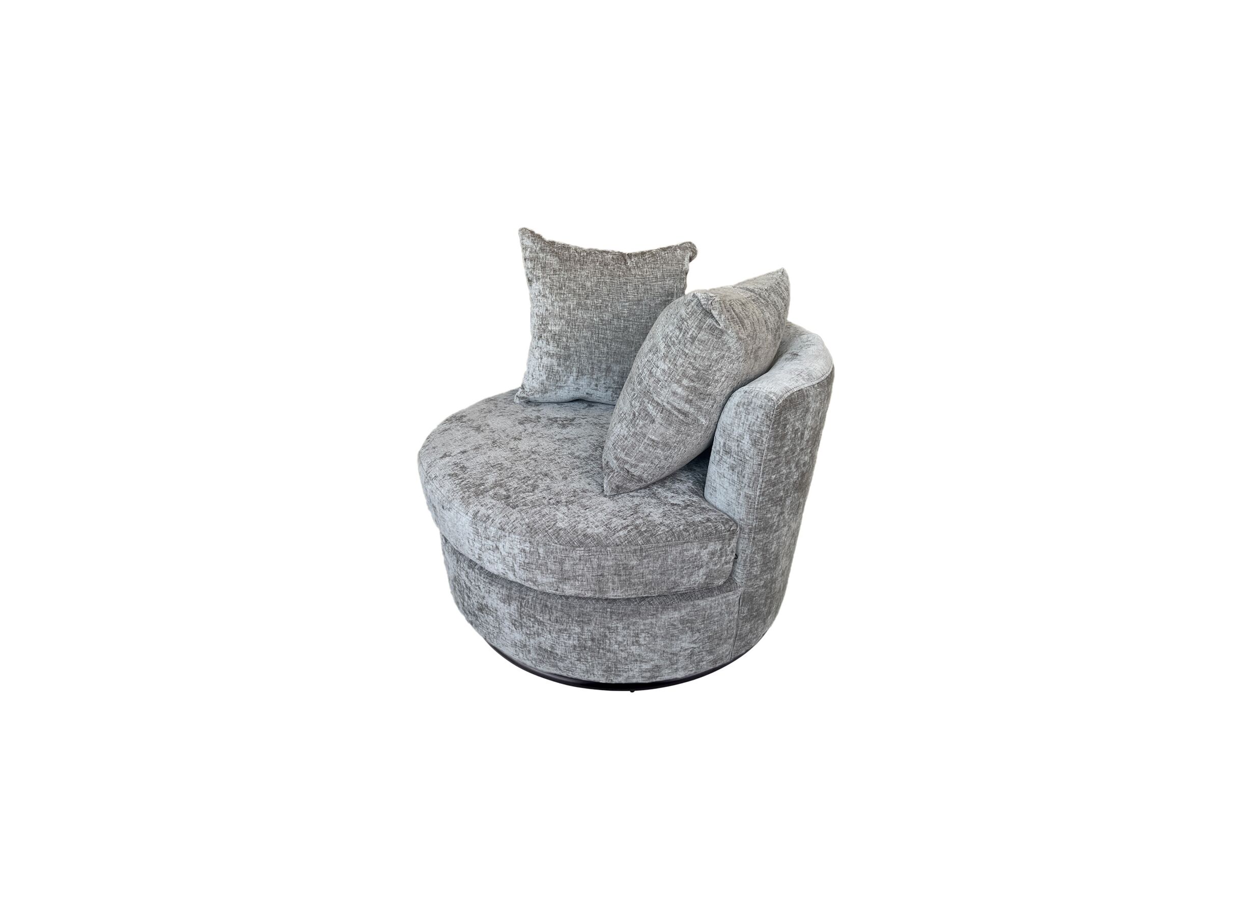 Draaifauteuil Dynamo 93 - Draaifauteuil Dynamo 93,5x88x84cm - stof - donkergrijs