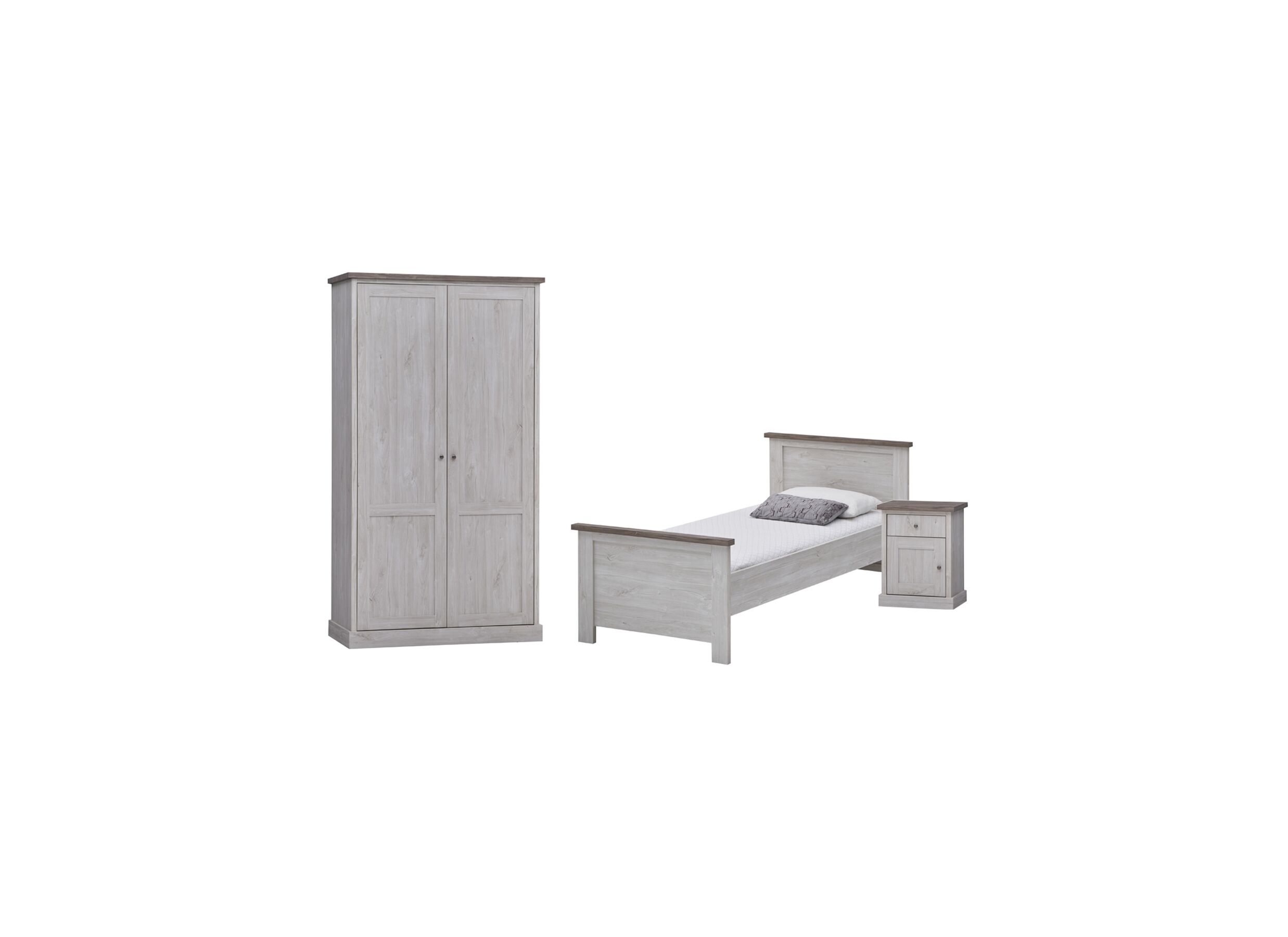 Plus Important - Chambre enfant Eline avec armoire 2 portes