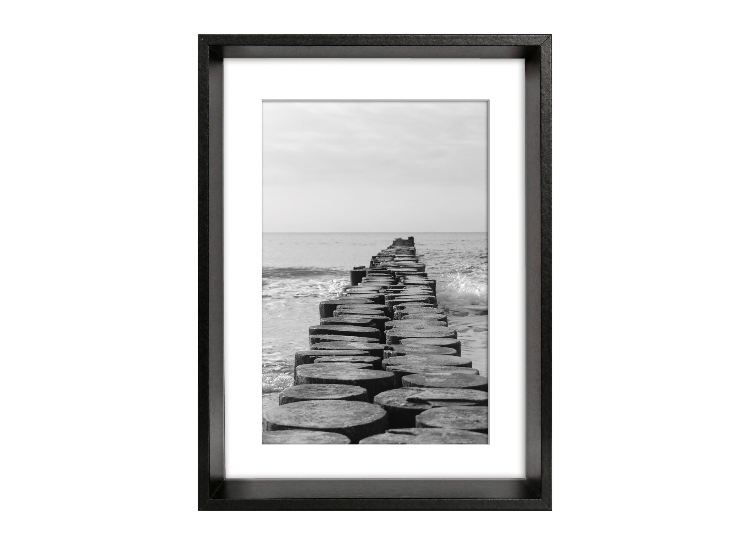 Plus Important - Cadre photo Blanc 13x18cm - MDF - noir
