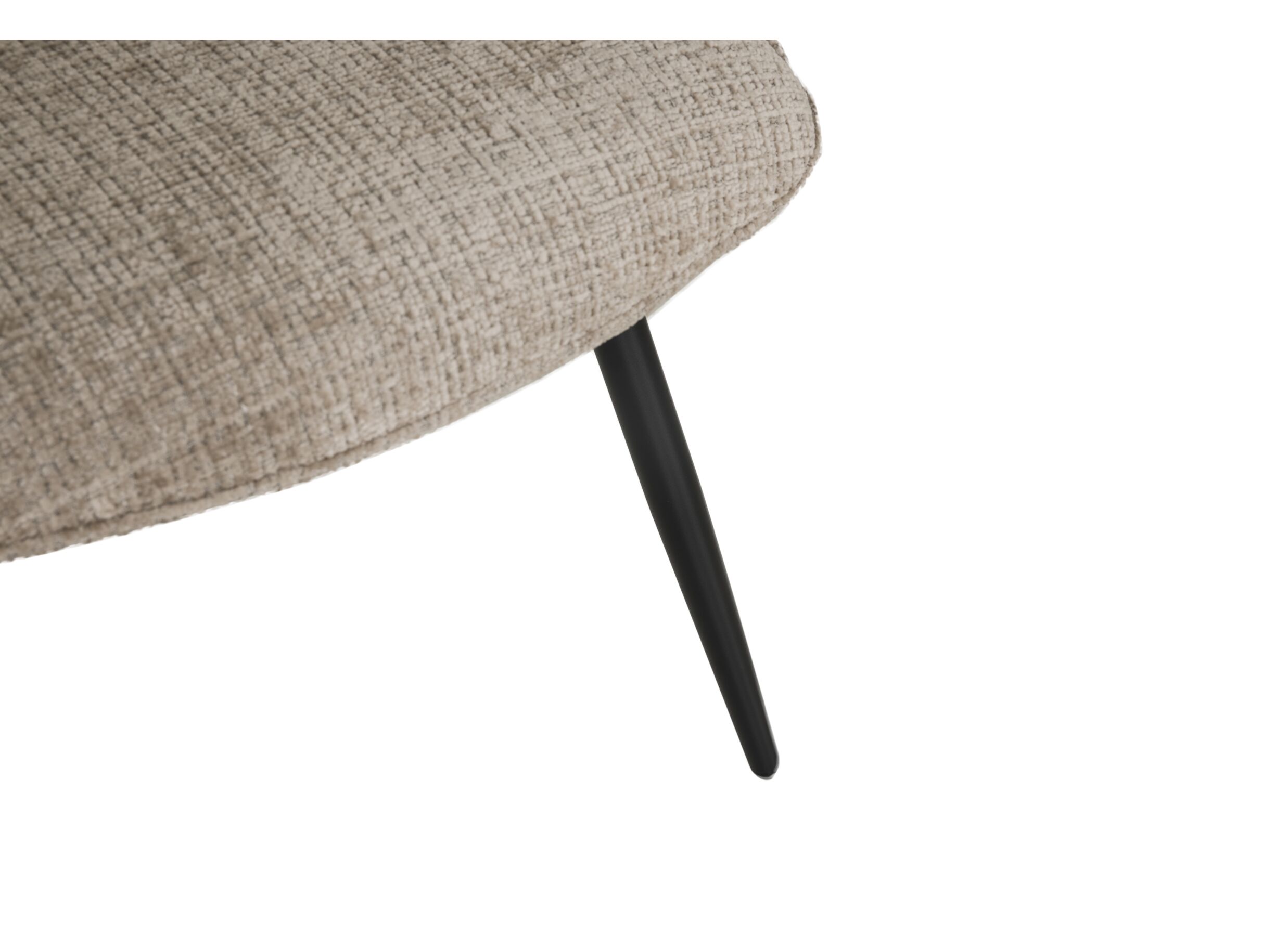 Detailfoto - Stoel ST2418 51x64x89cm - stof - beige