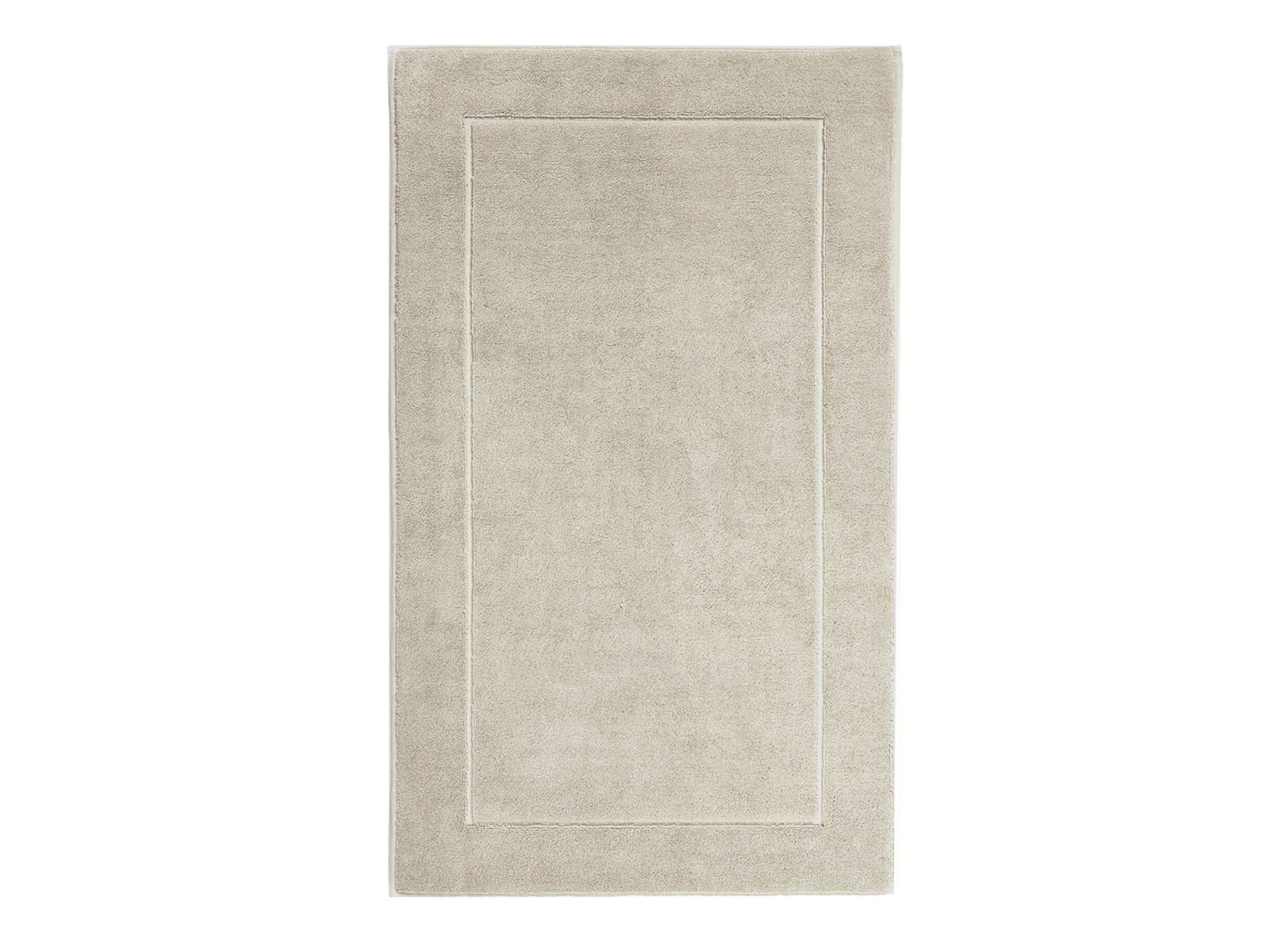 Plus Important - Tapis de bain London 70x120cm - coton - desert avec antidérapant