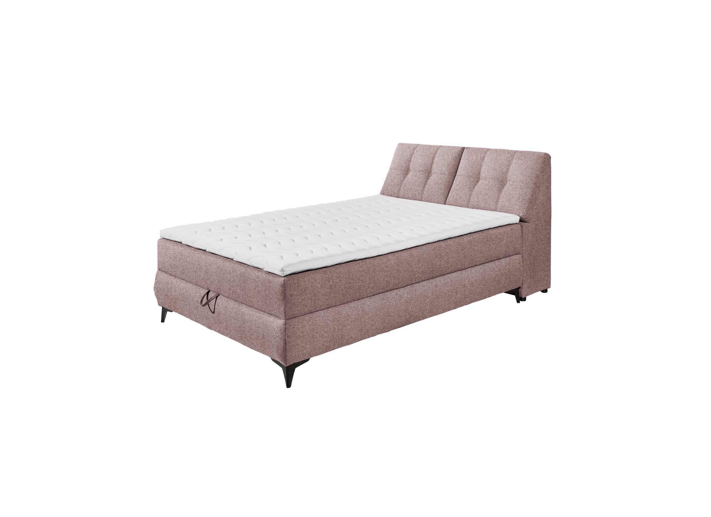 Bedbox Atlantis 140x200cm met opbergruimte stof flamingo