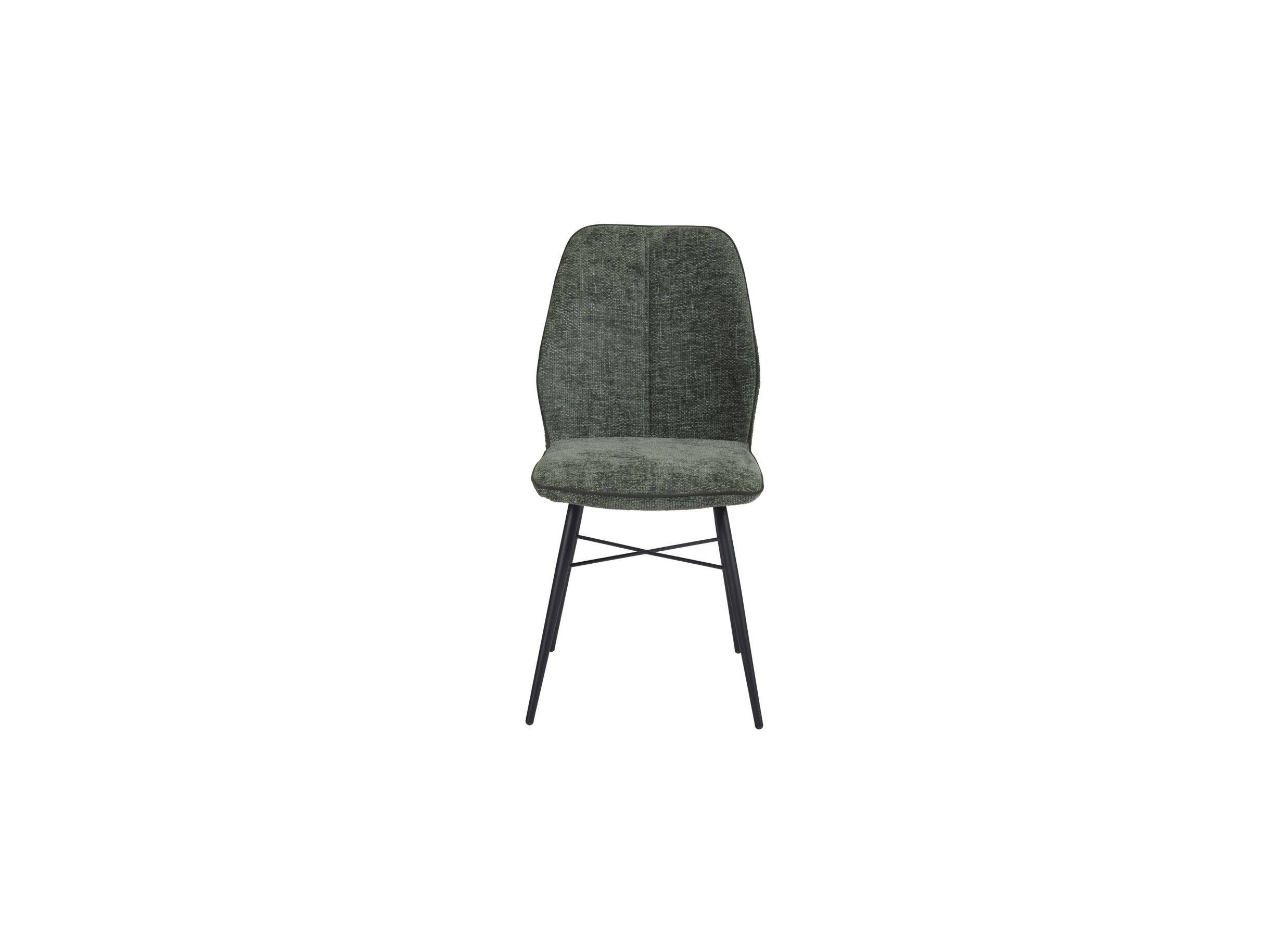 Stoel 45x50x91cm - stof - groen