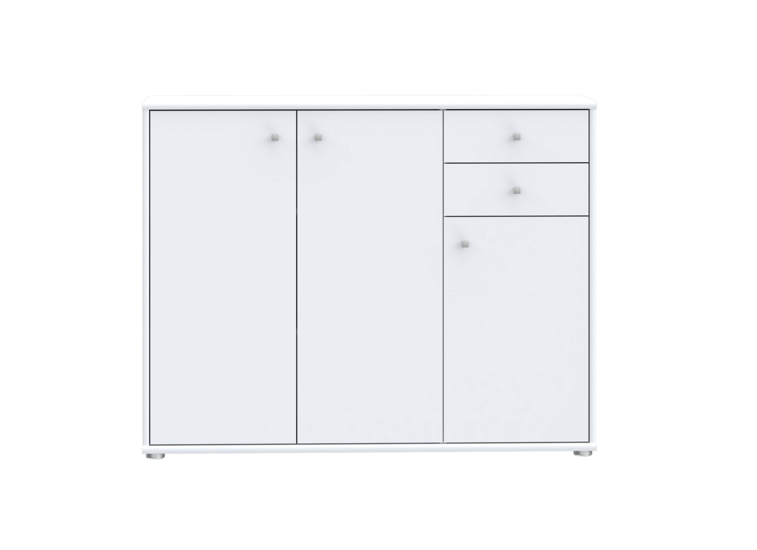 Aperçu - Commode Topic 109x35x86cm - décor - blanc