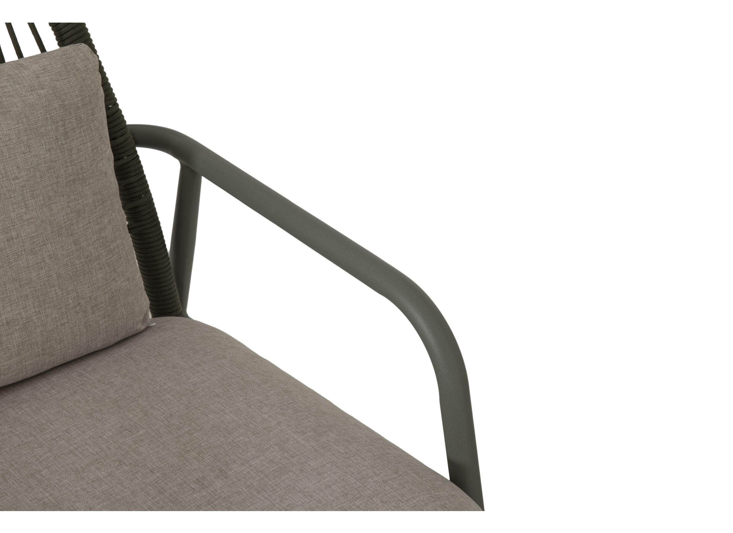 Detailfoto - Loungeset Tessera aluminium - kussens in olefin - groen