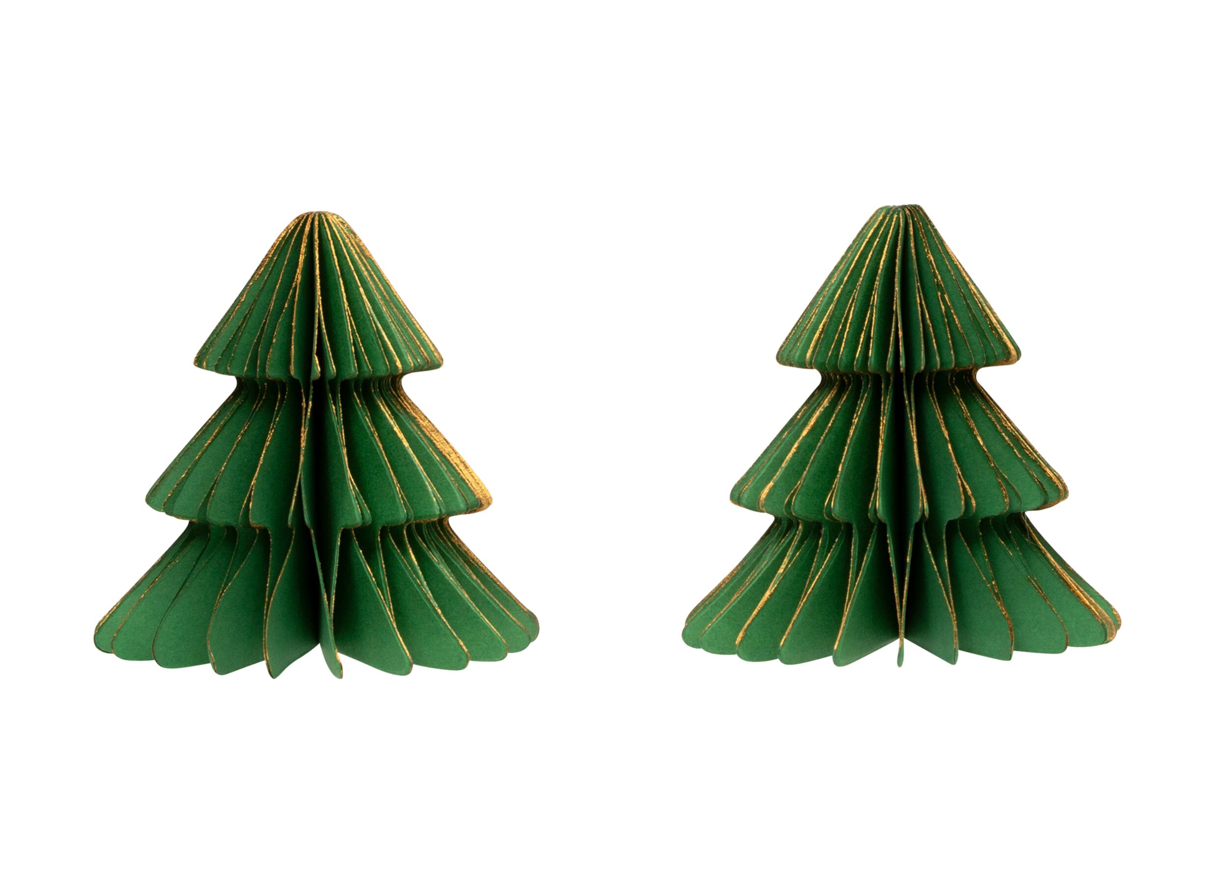 Overzichtsfoto - Naamkaarthouder Kerstboom set van 2