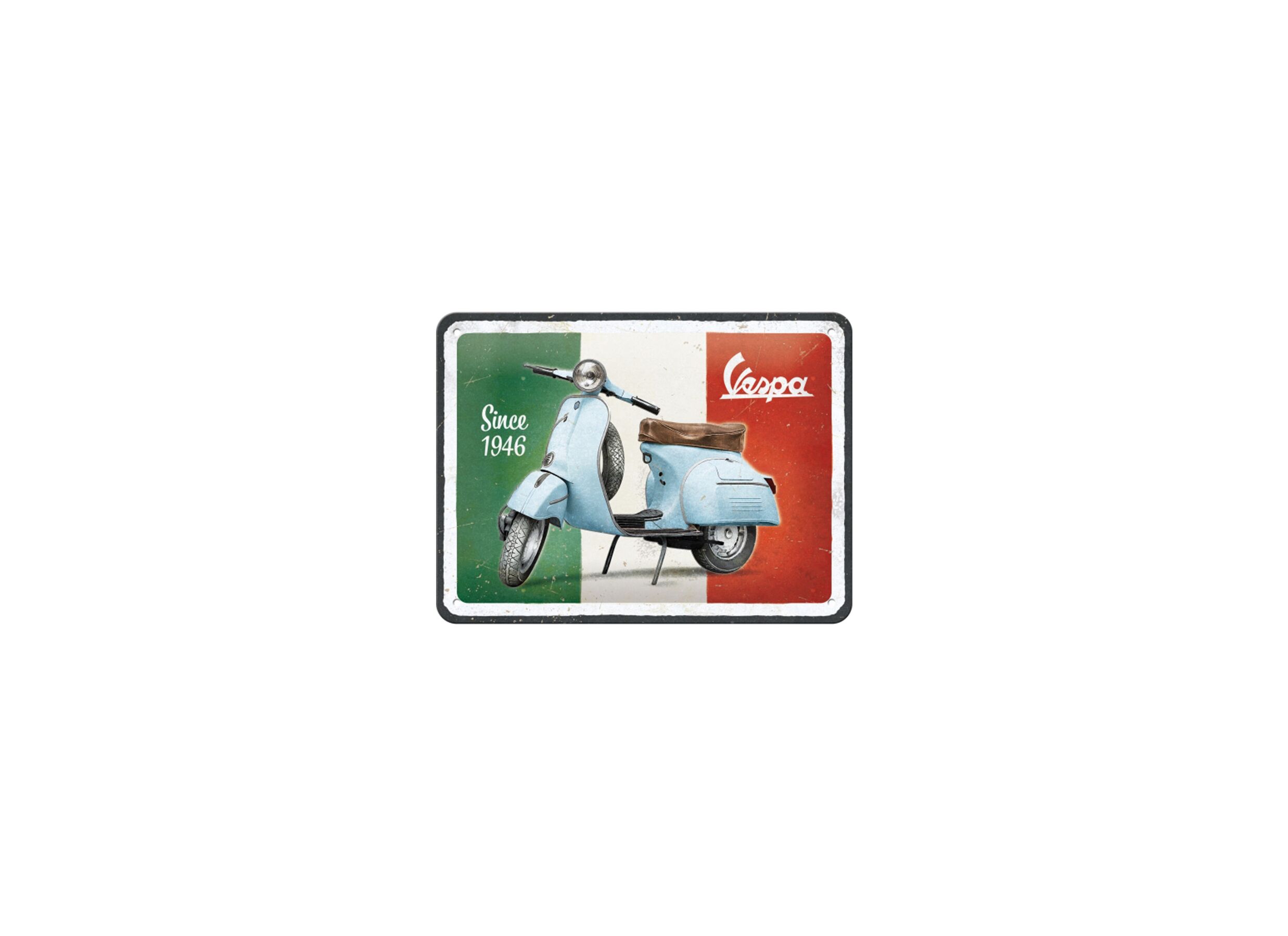 Plaque 15x20cm Vespa - Plaque 15x20cm Vespa