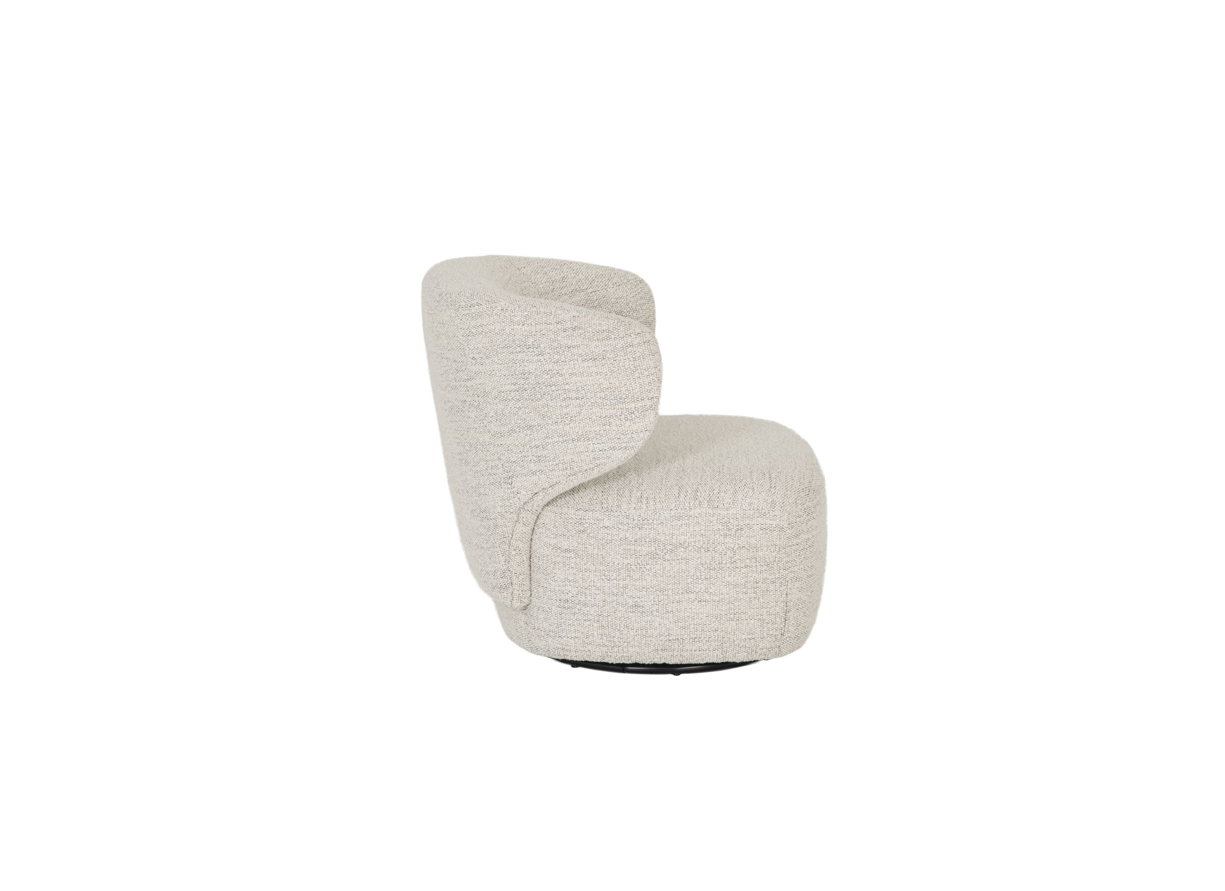 Overzichtsfoto - Draaifauteuil 80x81x70cm - katoen - merino katoen