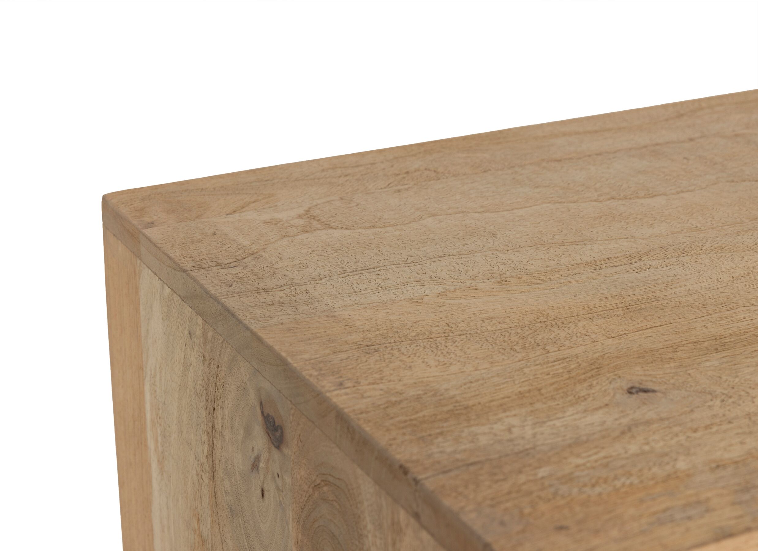 Detailfoto - Tv-meubel Morgane 90cm - mango massief - naturel