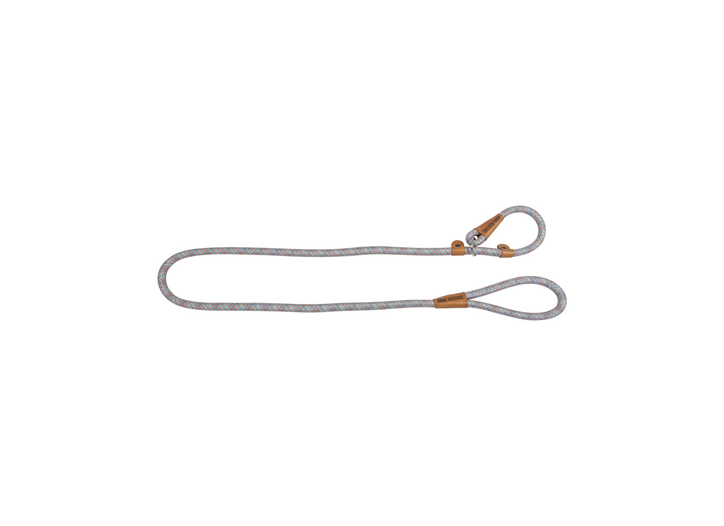 Leiband hond 180cm blauw oranje wit