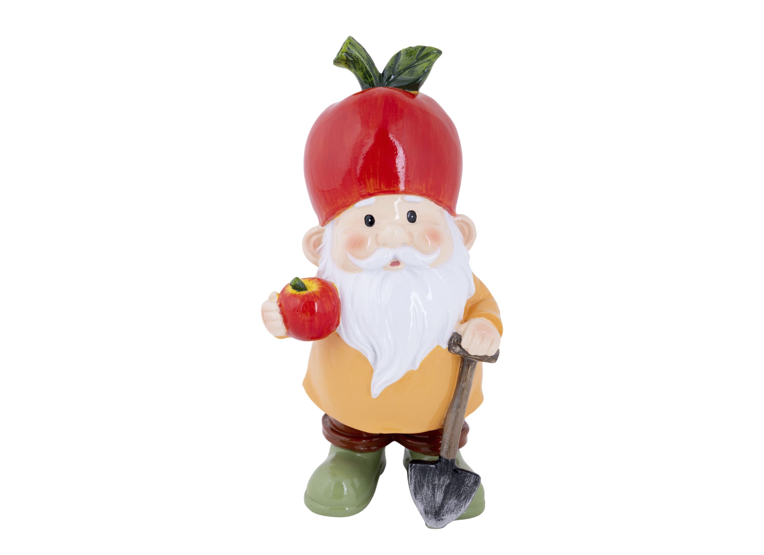 Beeld Kabouter Appel H20 - Beeld Kabouter Appel H20,5cm - polystone - multicolor