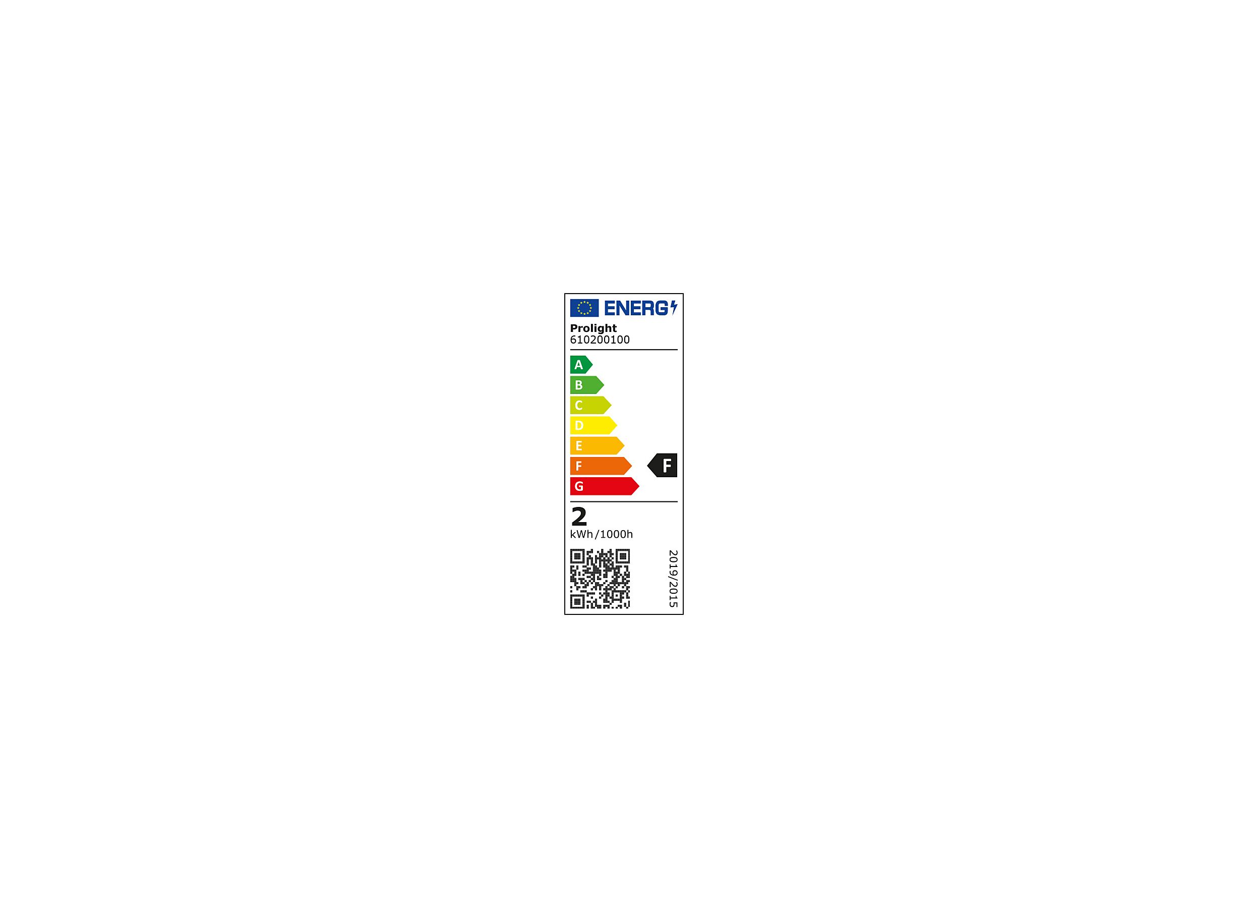 Label énergétique - Ampoule LED Refrigerator 1,3W E14