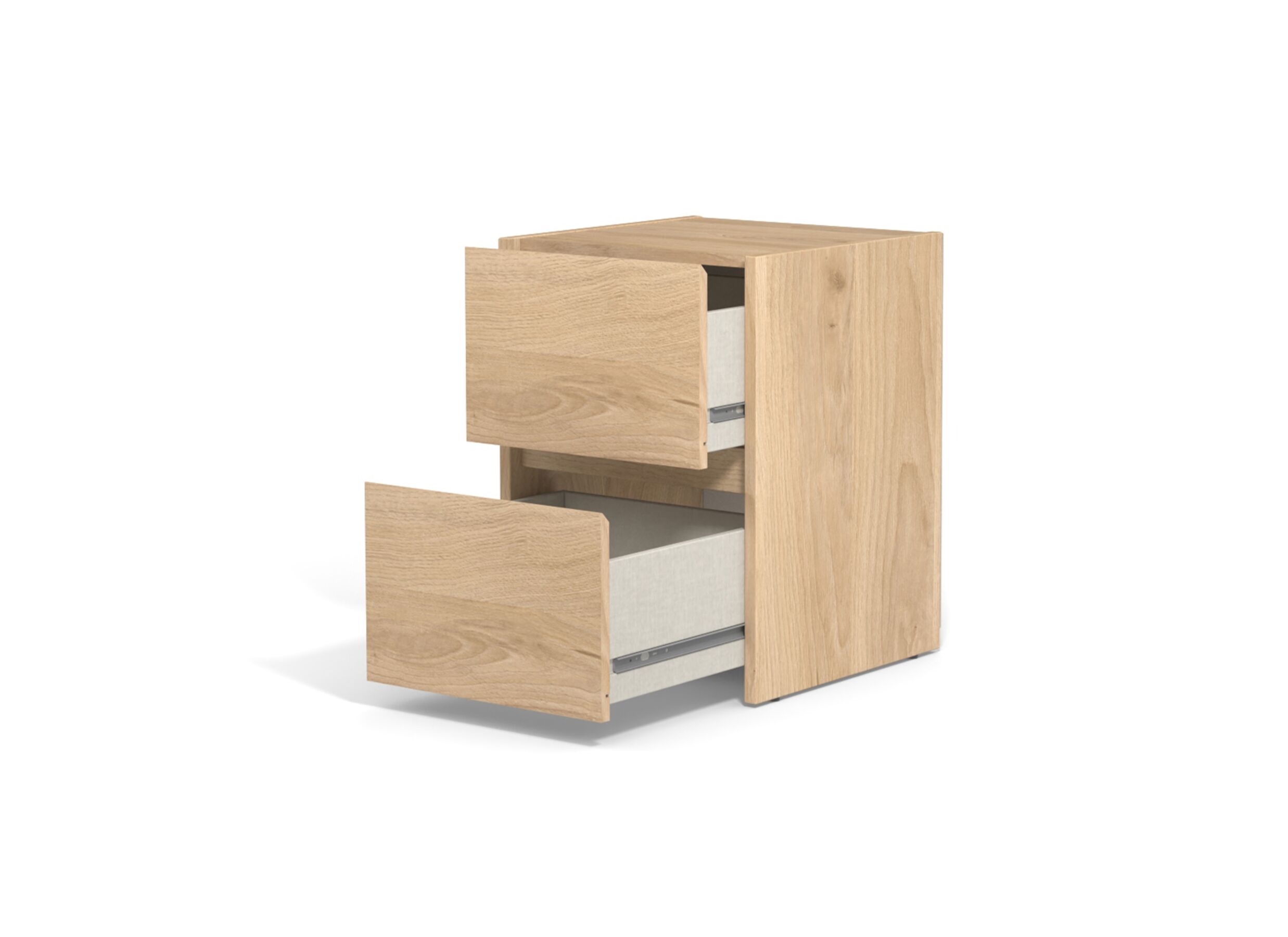 Disposition - Table de chevet Mosaik 40x40x54cm - décor - hickory