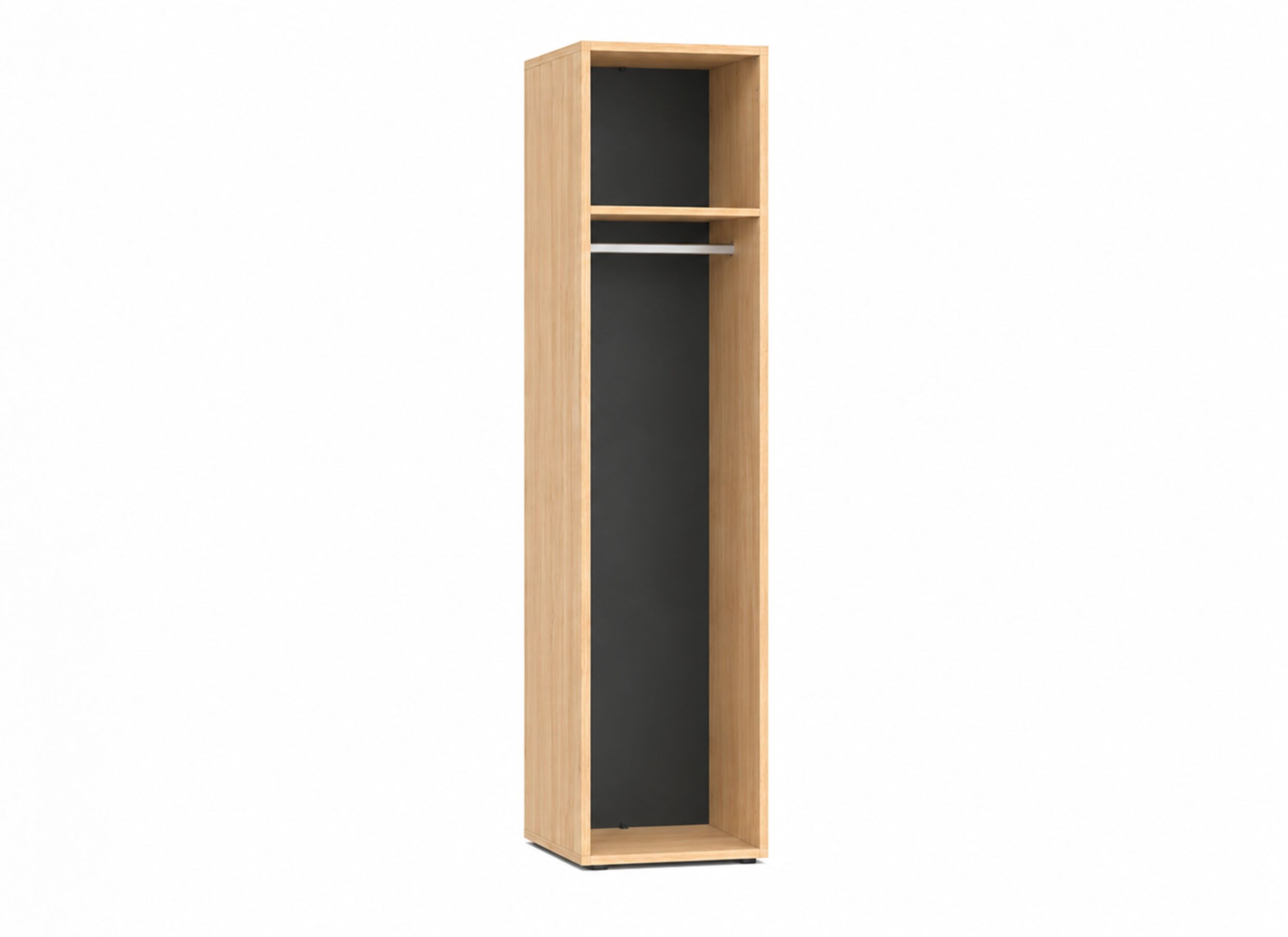 Kleerkast Gloria 50cm - melamine - sheffield acacia - Kleerkast Gloria 50cm - melamine - sheffield acacia
