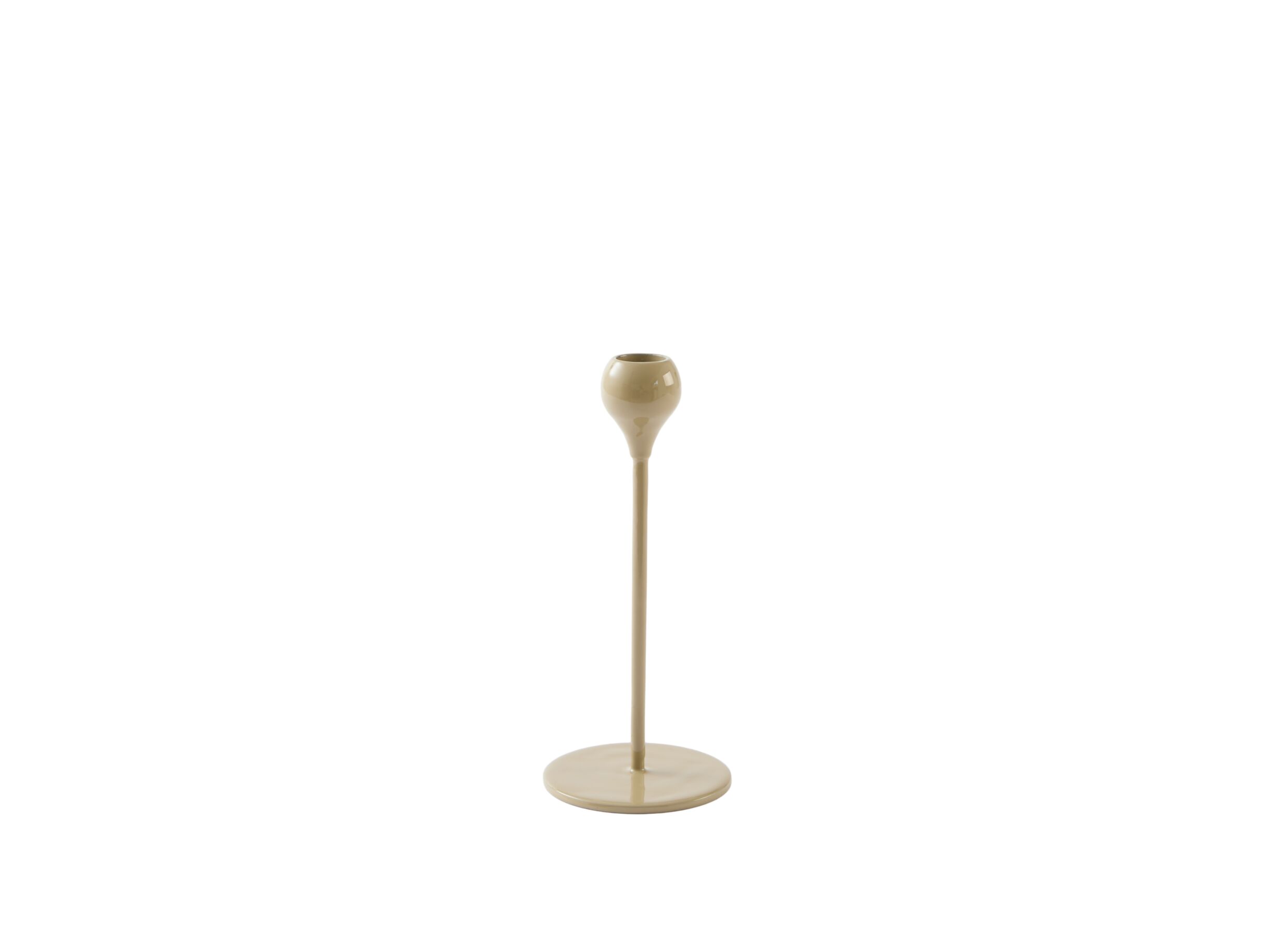 Plus Important - Porte-bougie Samui H20cm - métal - taupe