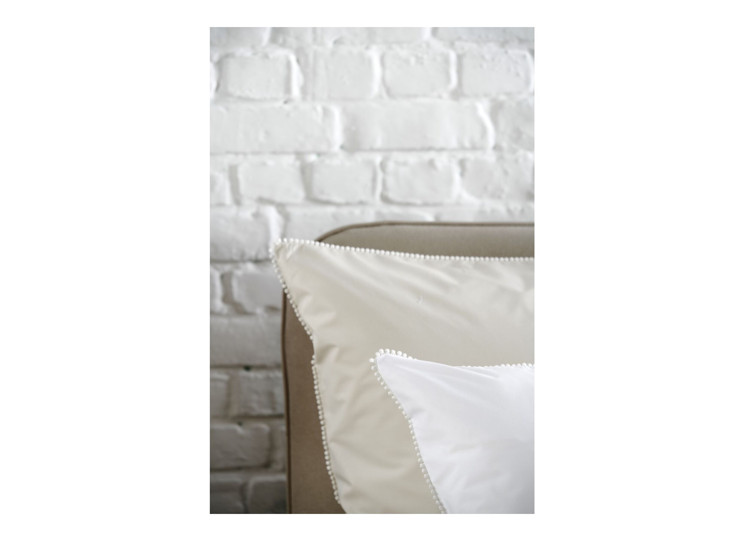 Detail - Housse de couette Lioni White 260x220/240cm - percale - blanc