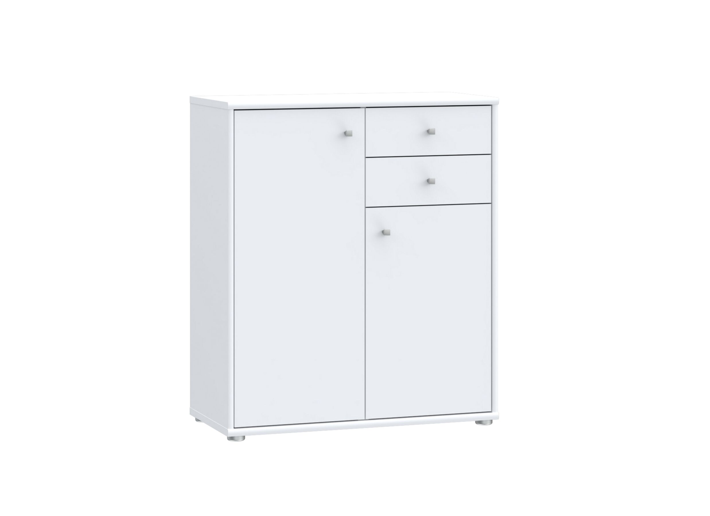 Commode Topic 74x35x86cm - decor - wit - Commode Topic 74x35x86cm - décor - blanc