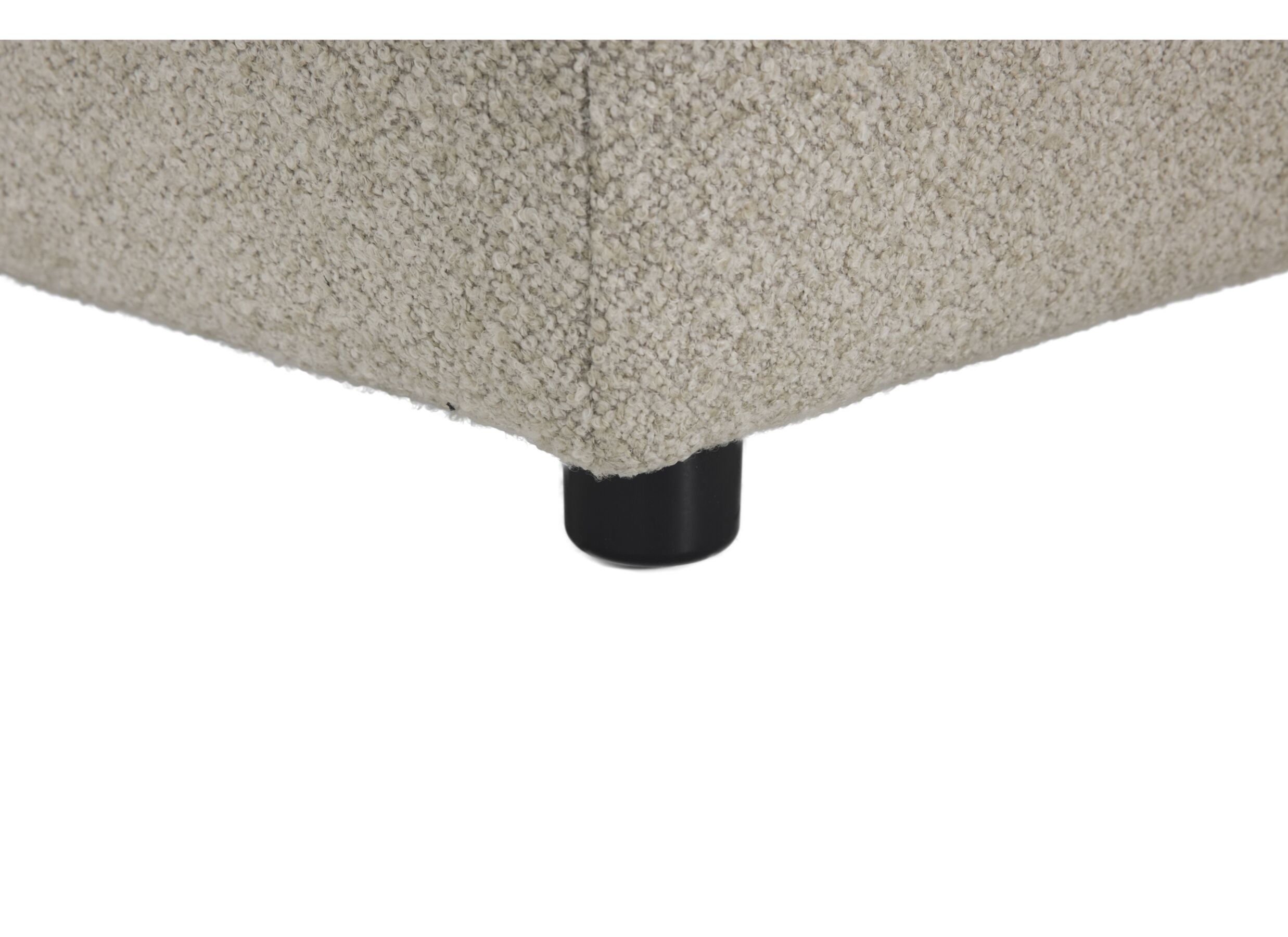 Detail - Pouf Orion 83x83x42cm - tissu - beige