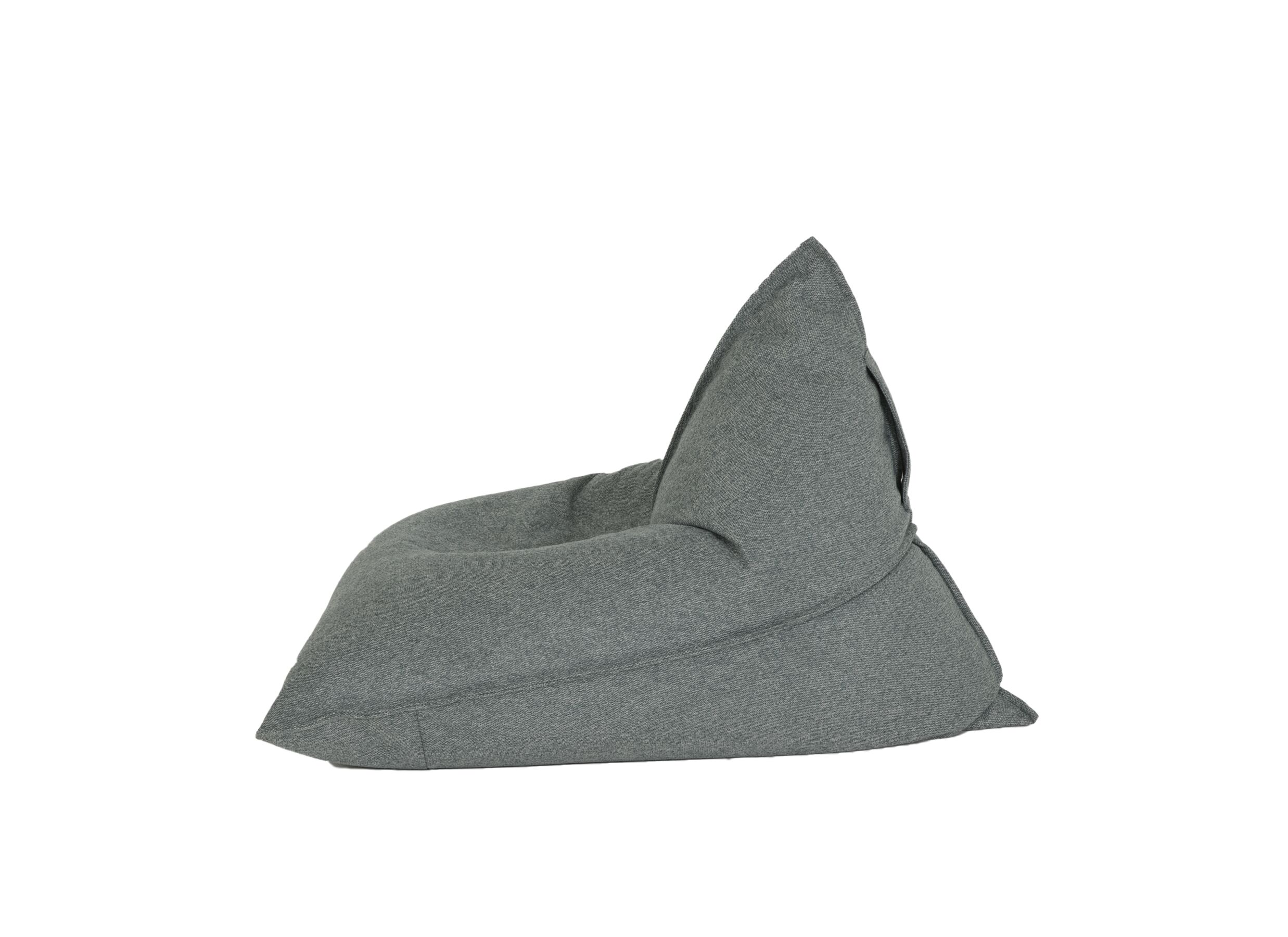Pouf poire Fortuna 95x110x70cm - tissu - vert