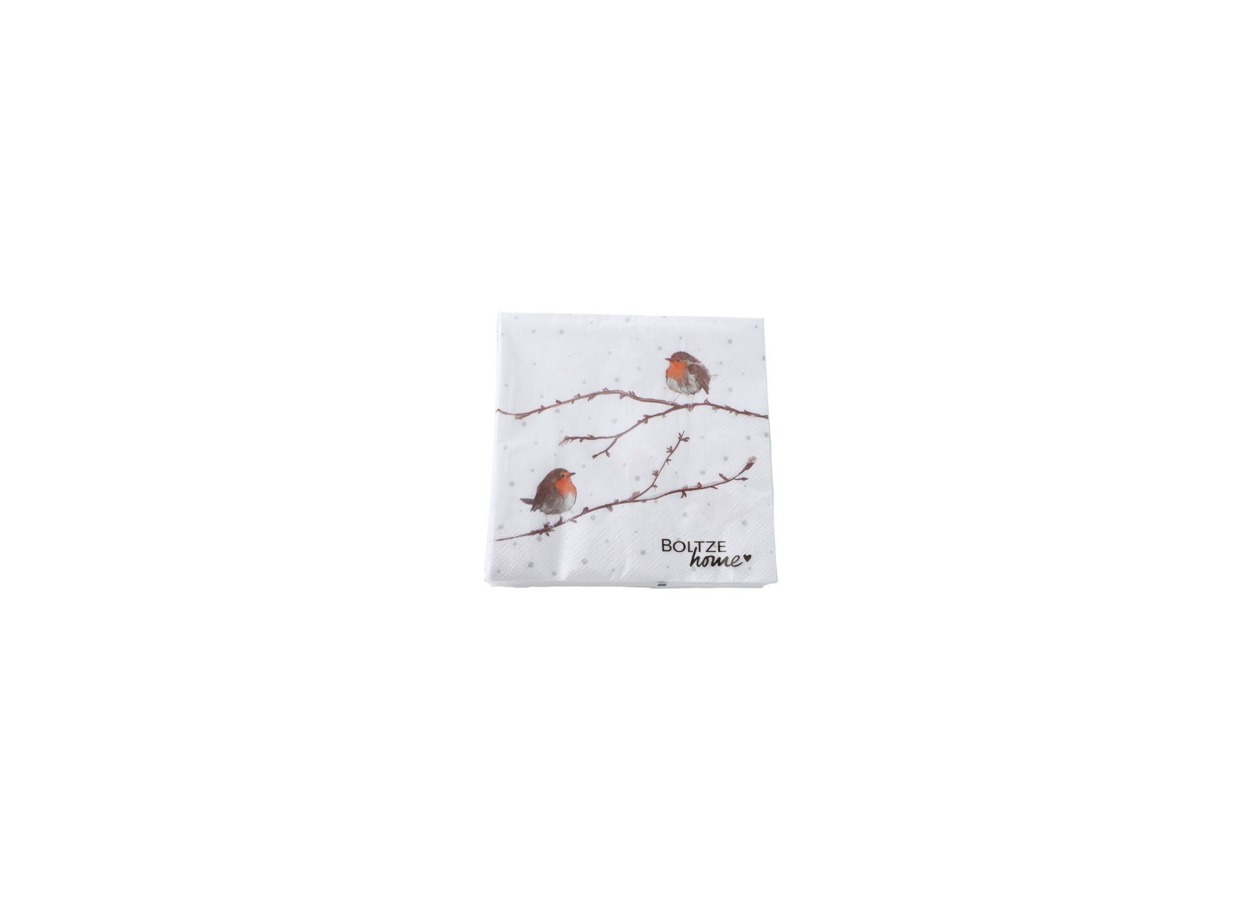Aperçu - Serviette Robin 17x17cm multicolor 20 pièces