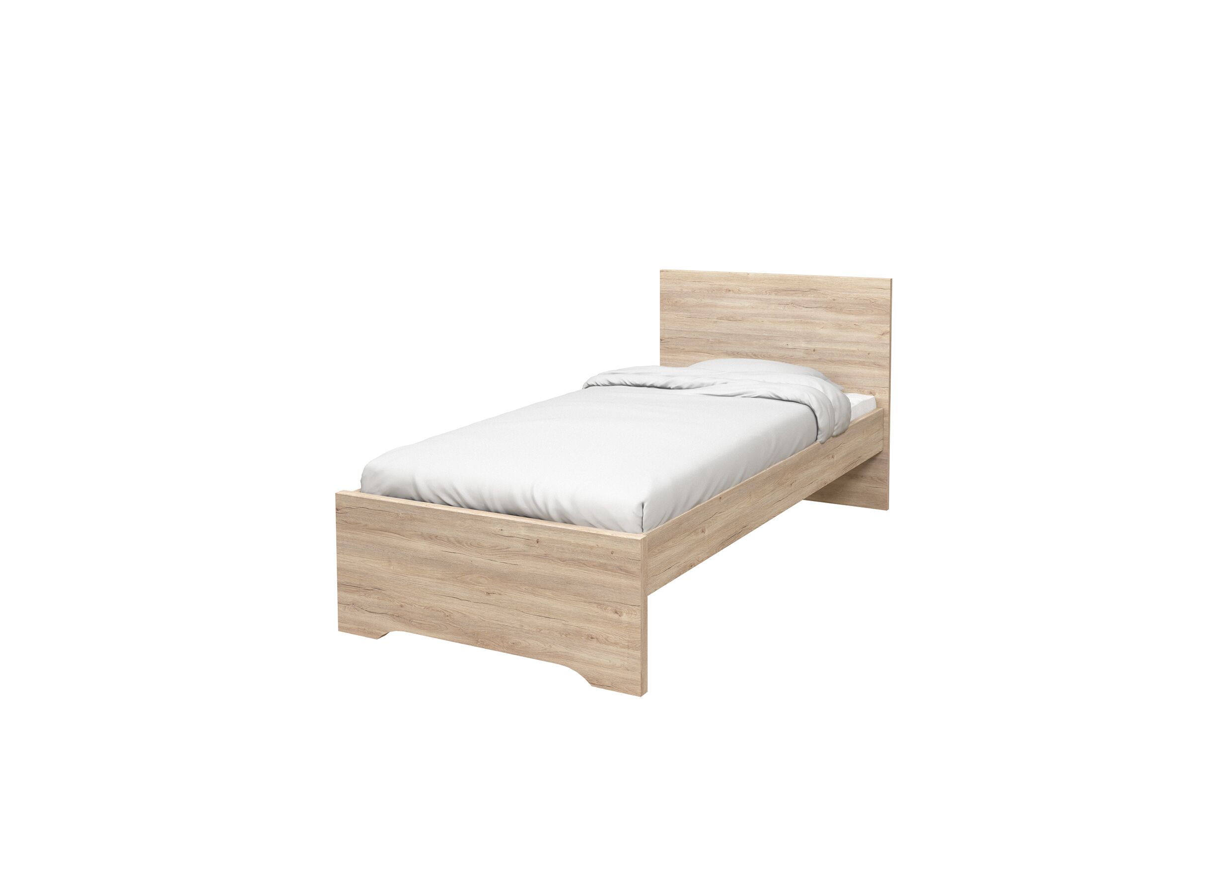 Bed Tempo 90x200cm - decor - wit