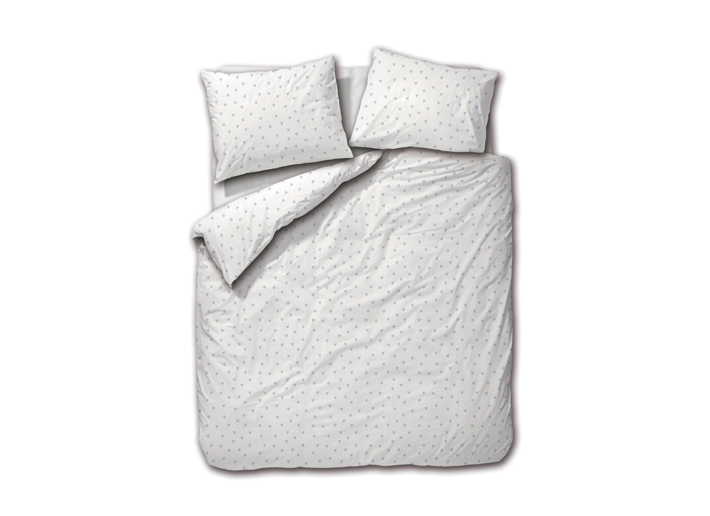 Plus Important - Housse de couette 240x200/220cm - coton - bleu & blanc