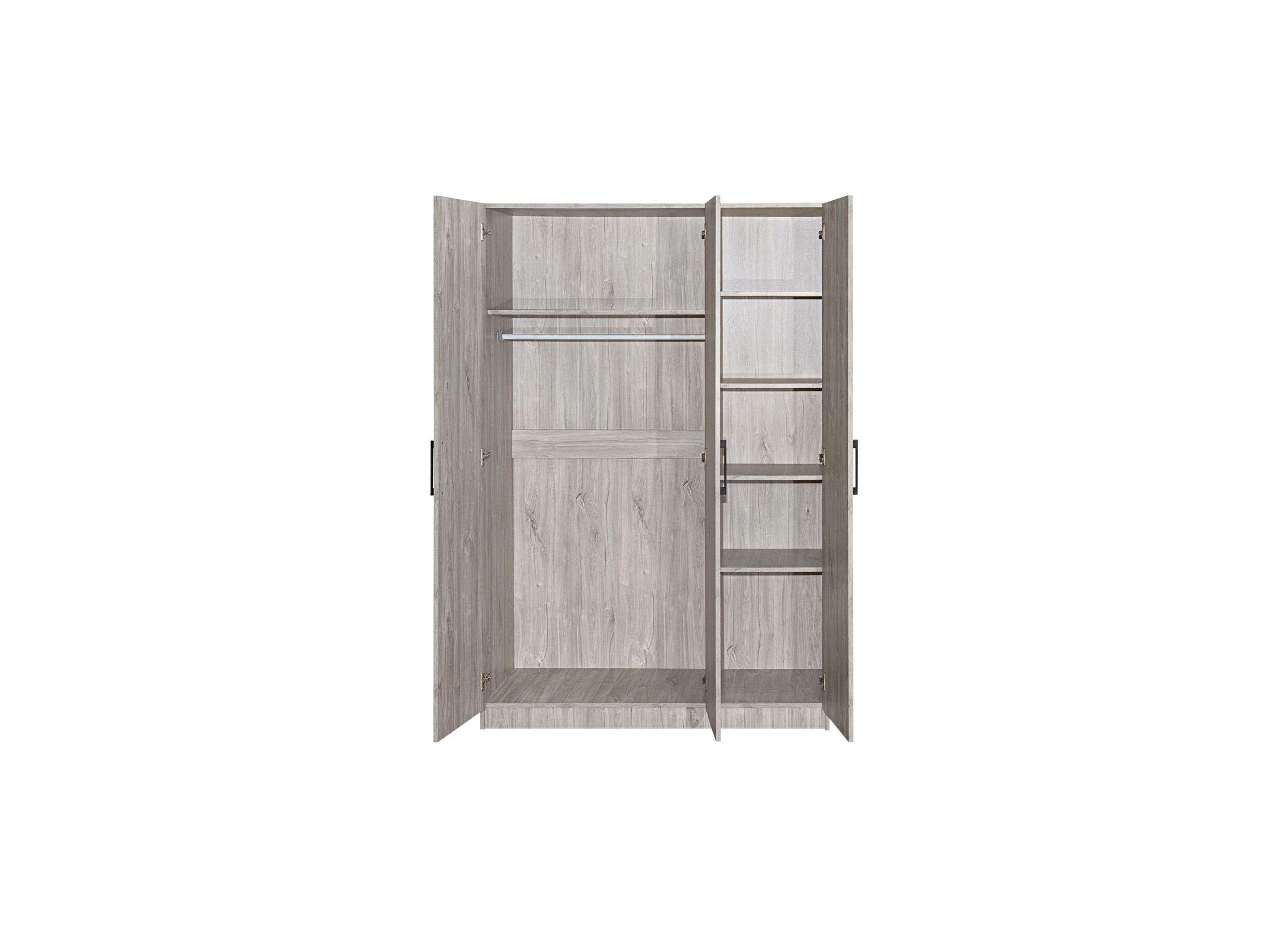 Garde-robe Elmo 120cm - décor - new grey oak