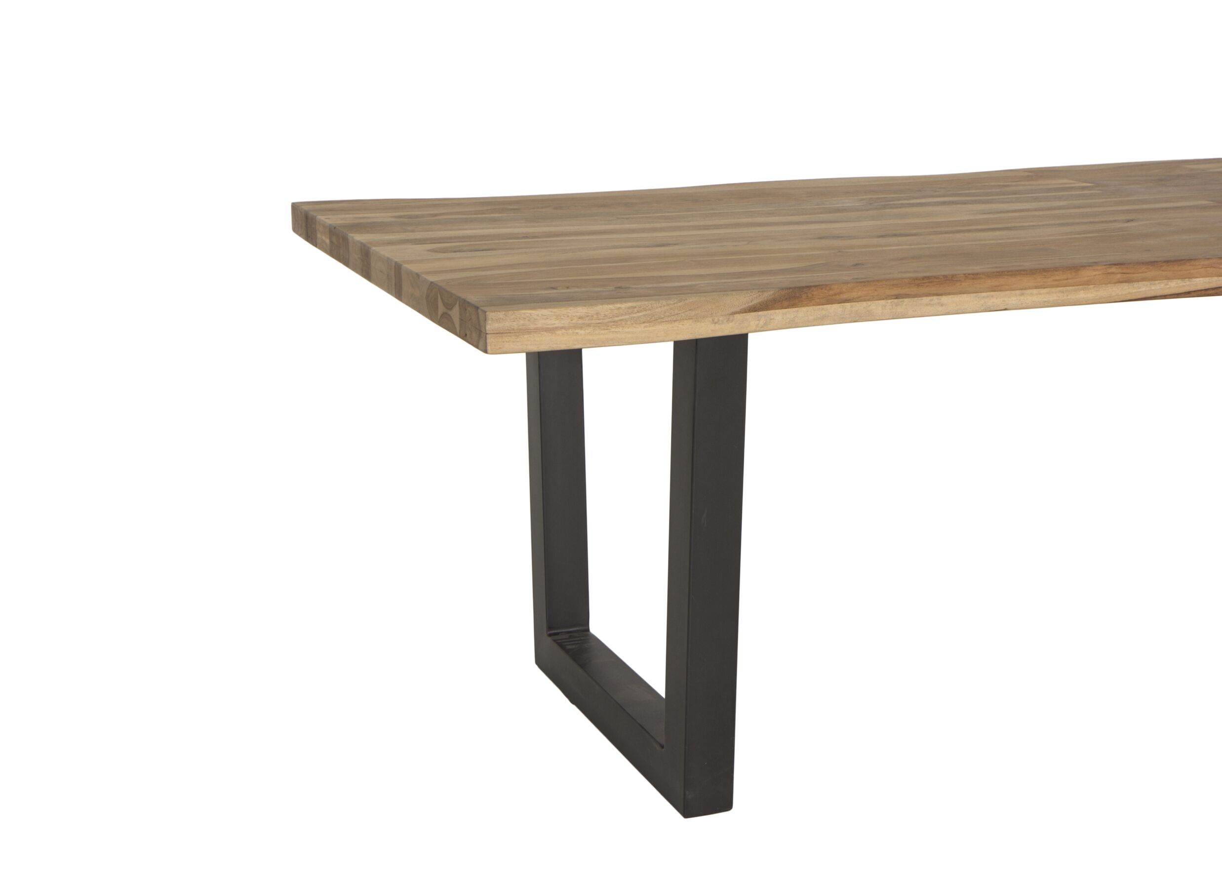 Boomstamtafel Scarface 240x110cm - sheesham massief - naturel