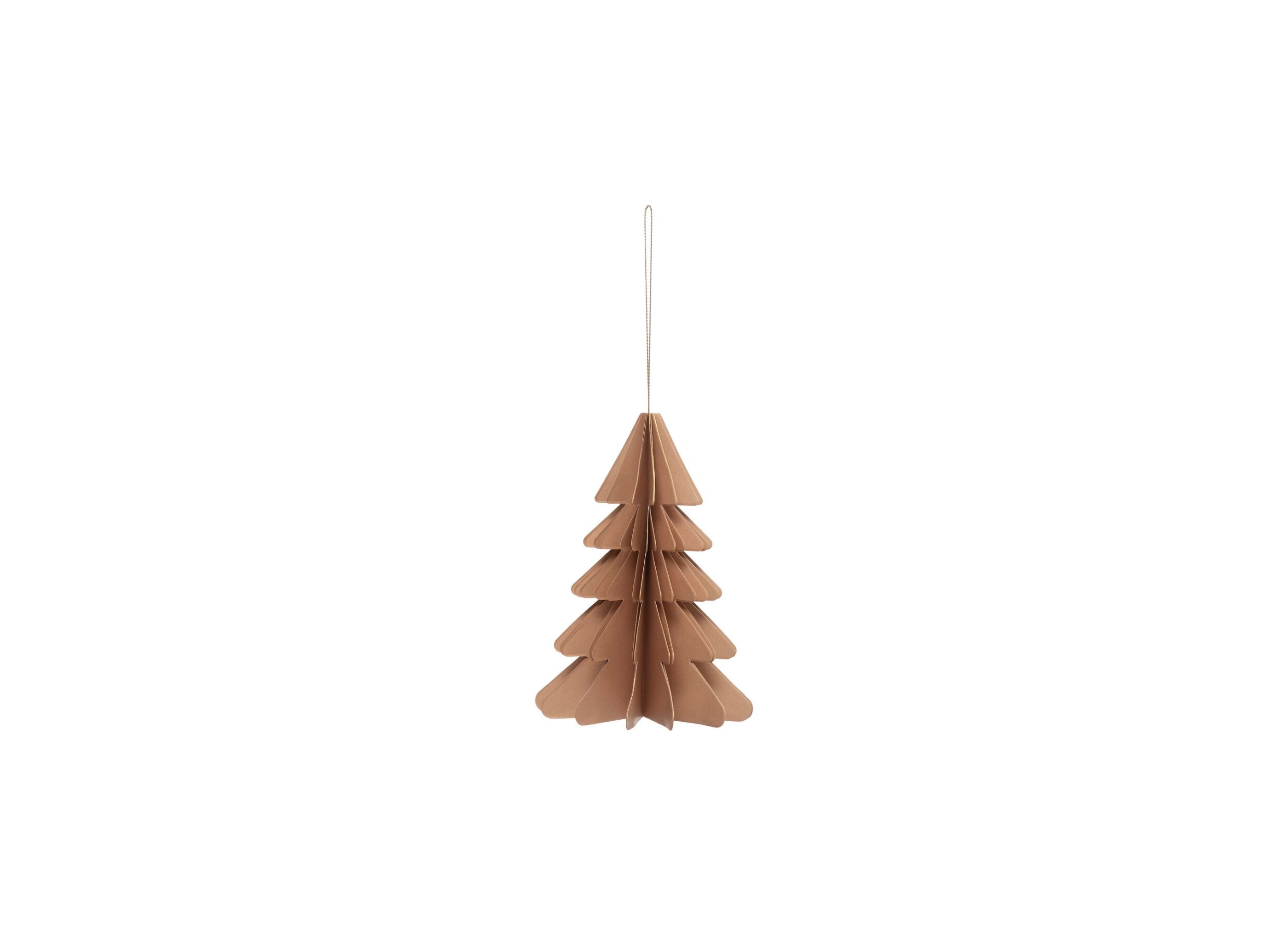 Hoofdfoto - Kerstboom papier H15cm beige