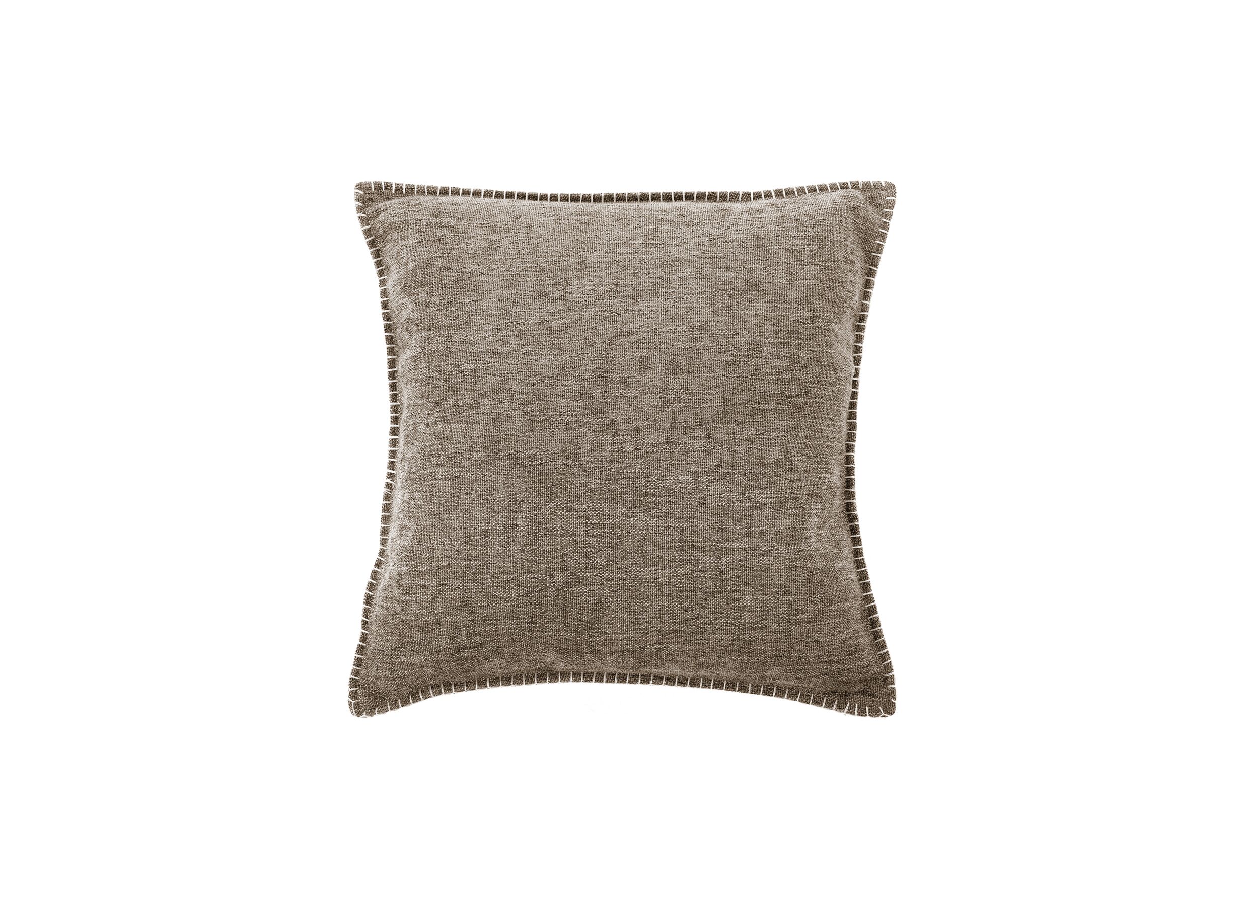 Coussin Damian 45x45cm vintage khaki - Coussin Damian 45x45cm - tissu - vintage khaki