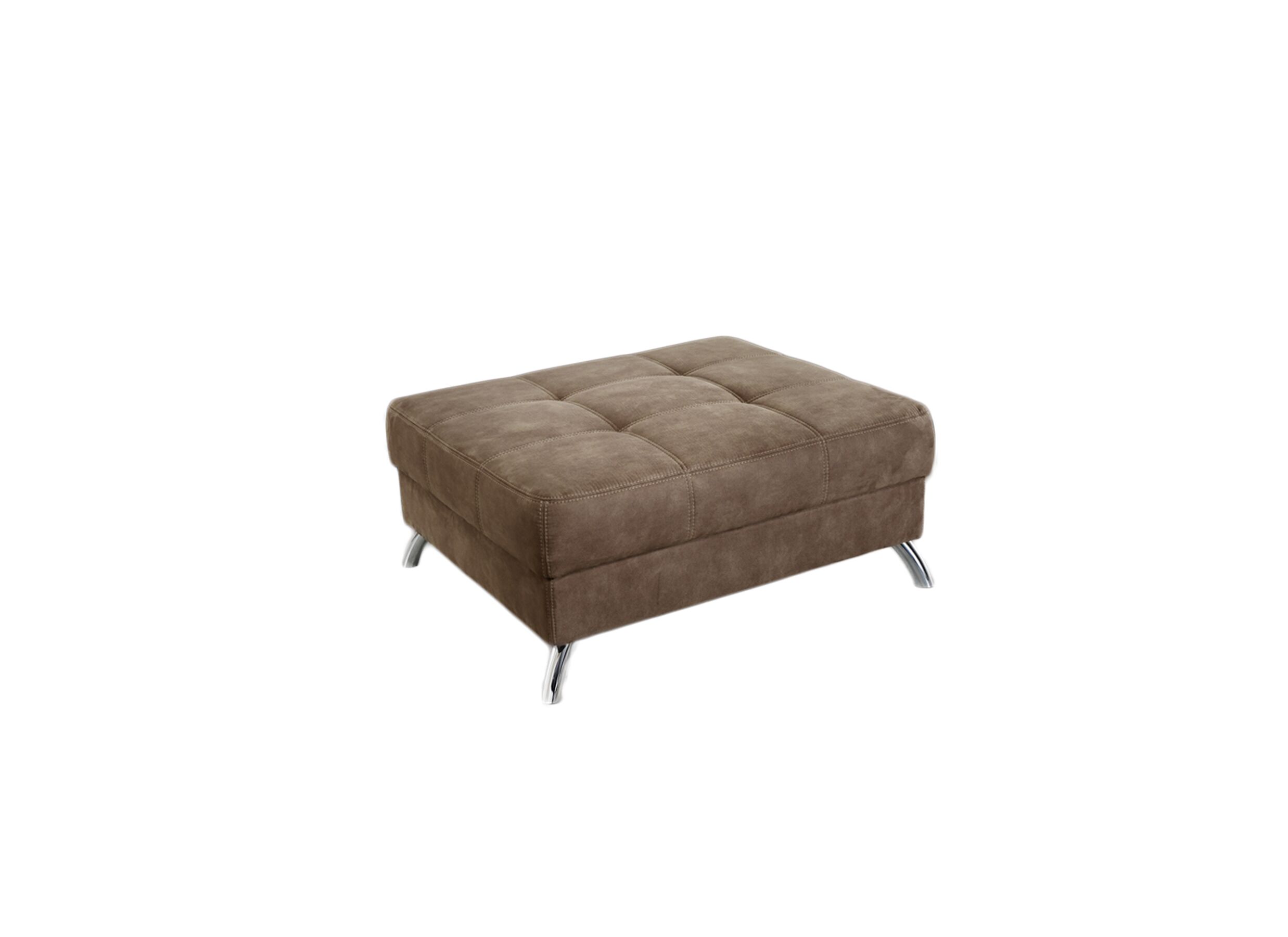 Voetenbank San Francisco 103x86cm stof cognac - Repose-pieds San Francisco 103x86cm tissu cognac