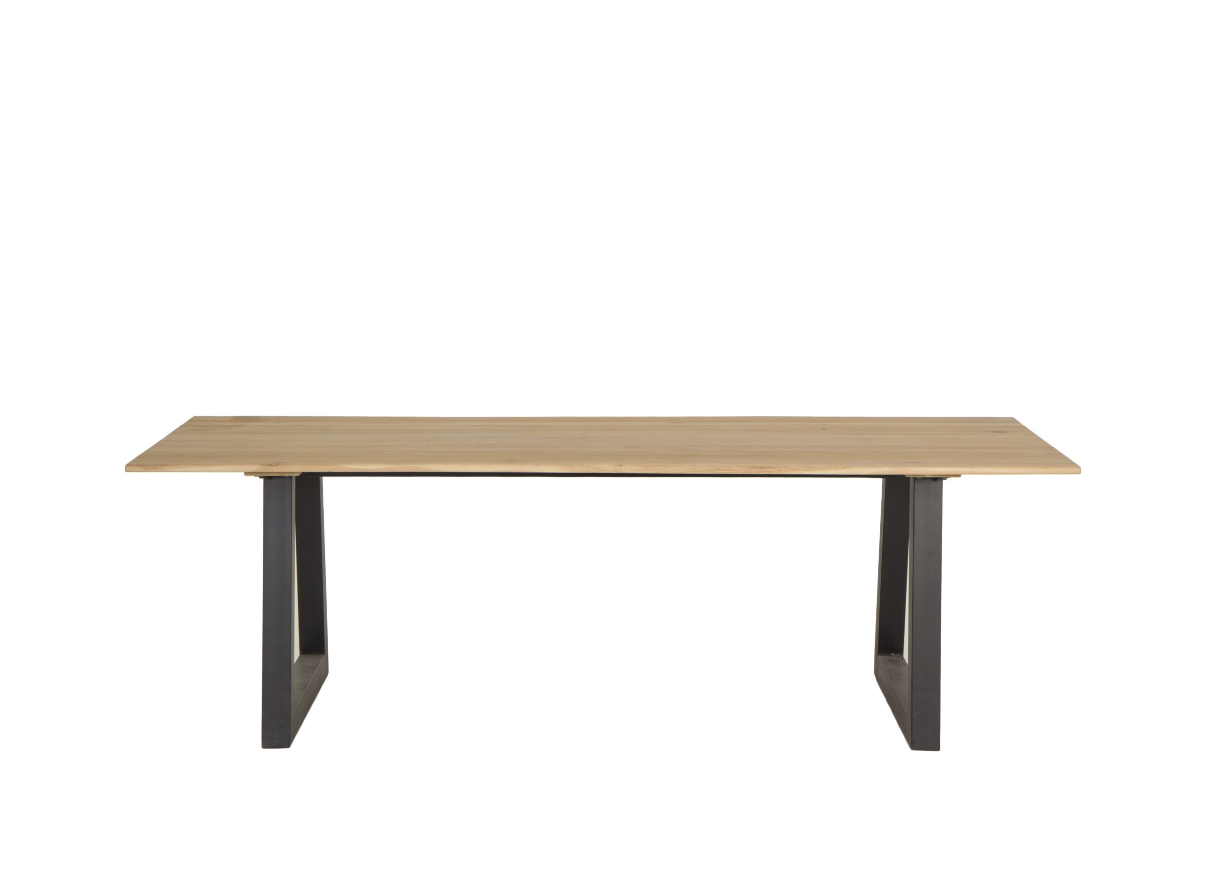 Table tronc d'arbre Sherwood 240x100cm - chêne massif - naturel