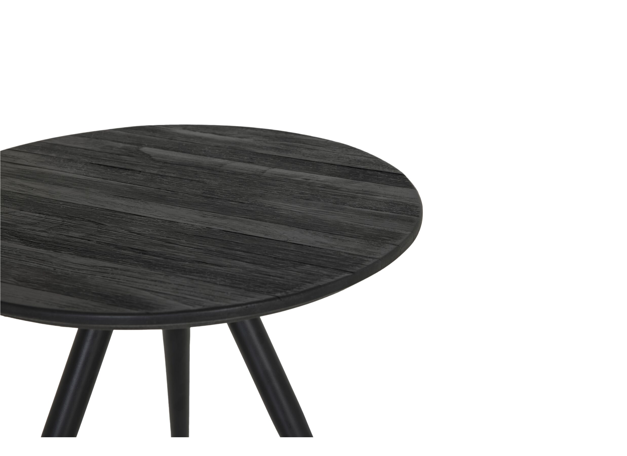 Detail - Table basse Noah teck massif ronde