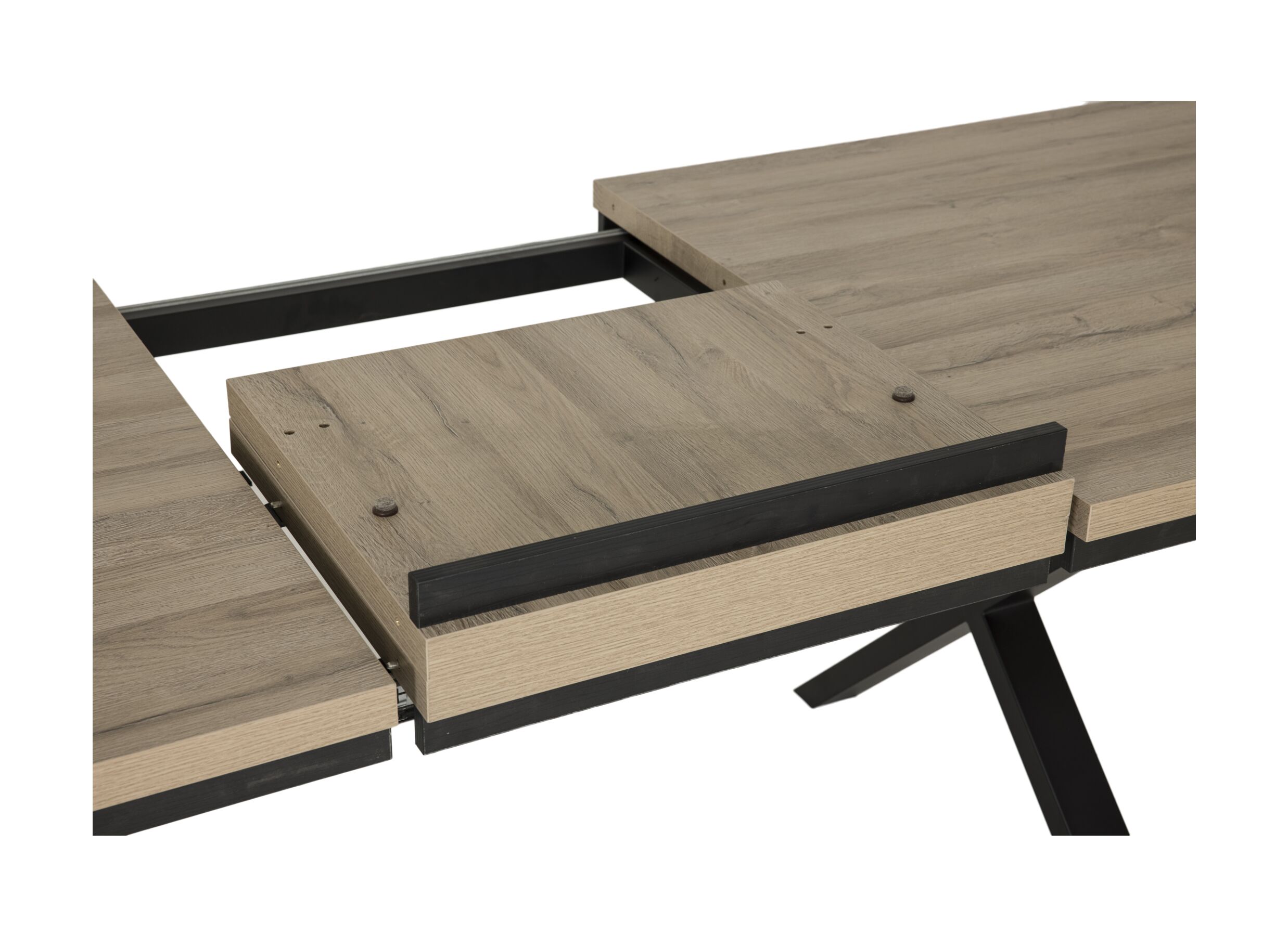 Detailfoto - Tafel Tibo 190/250x100cm - melamine - french oak