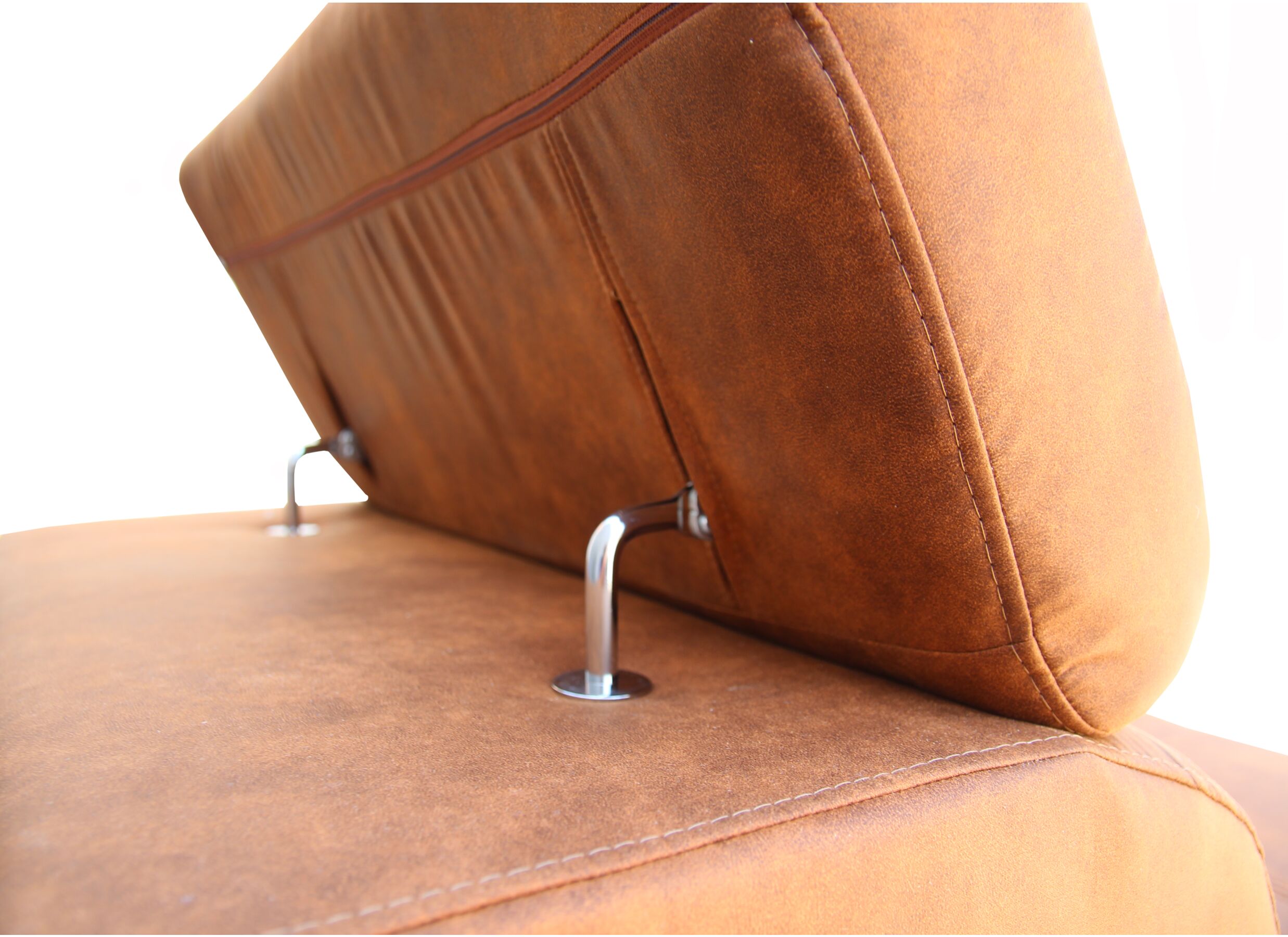 Hoeksalon Jet 255x295cm - stof - cognac