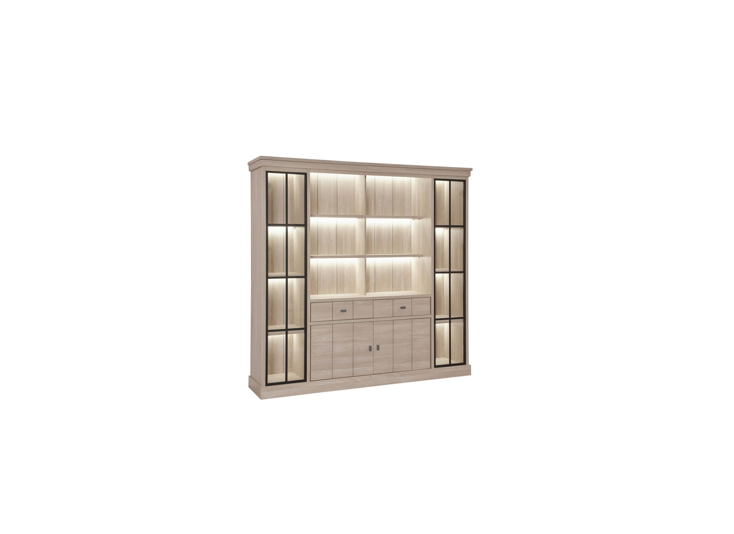 Hoofdfoto - Buffetkast 216cm - decor - beige