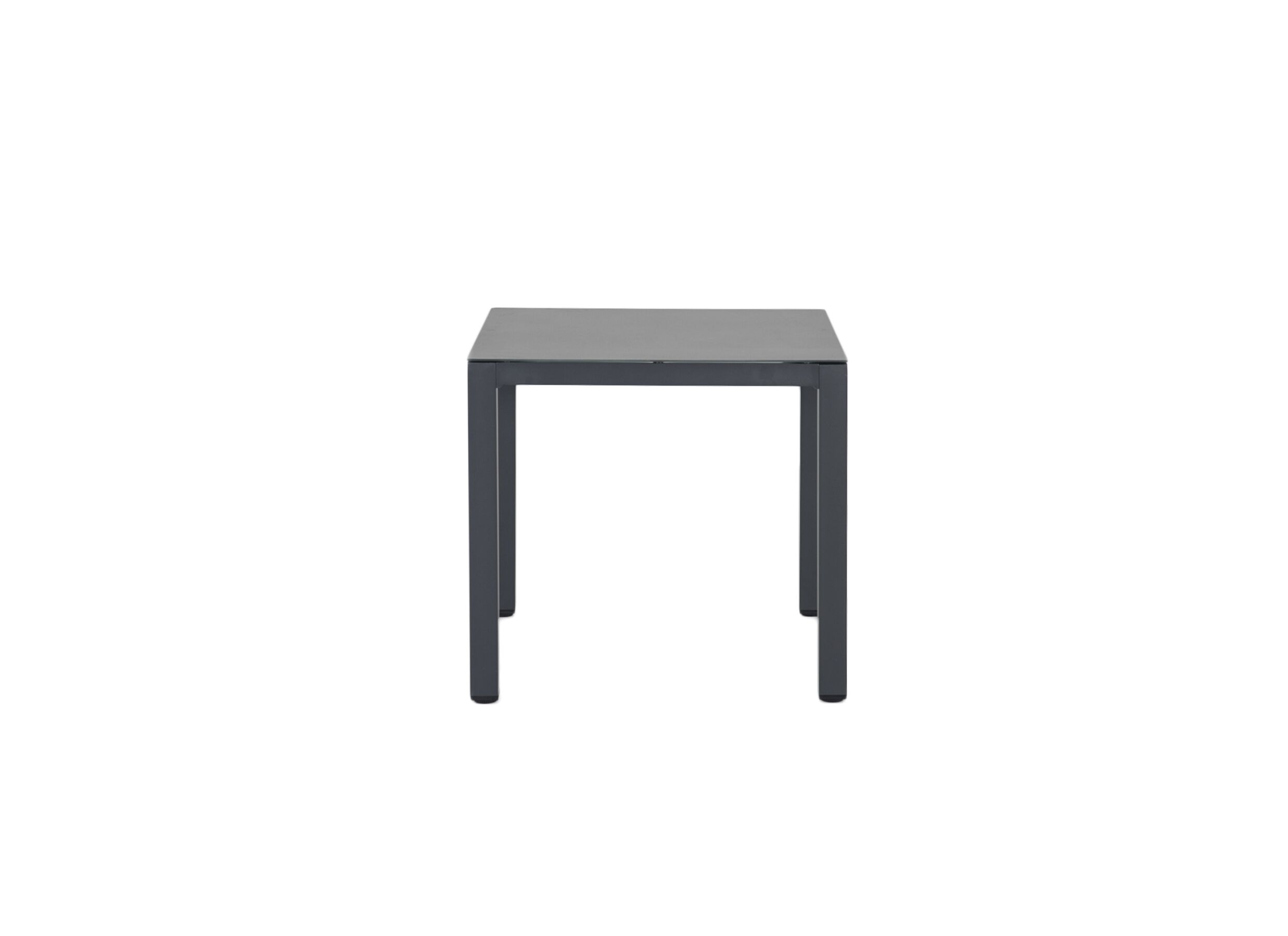 Aperçu - Table de jardin Breeze 80x80x74cm - aluminium - gris