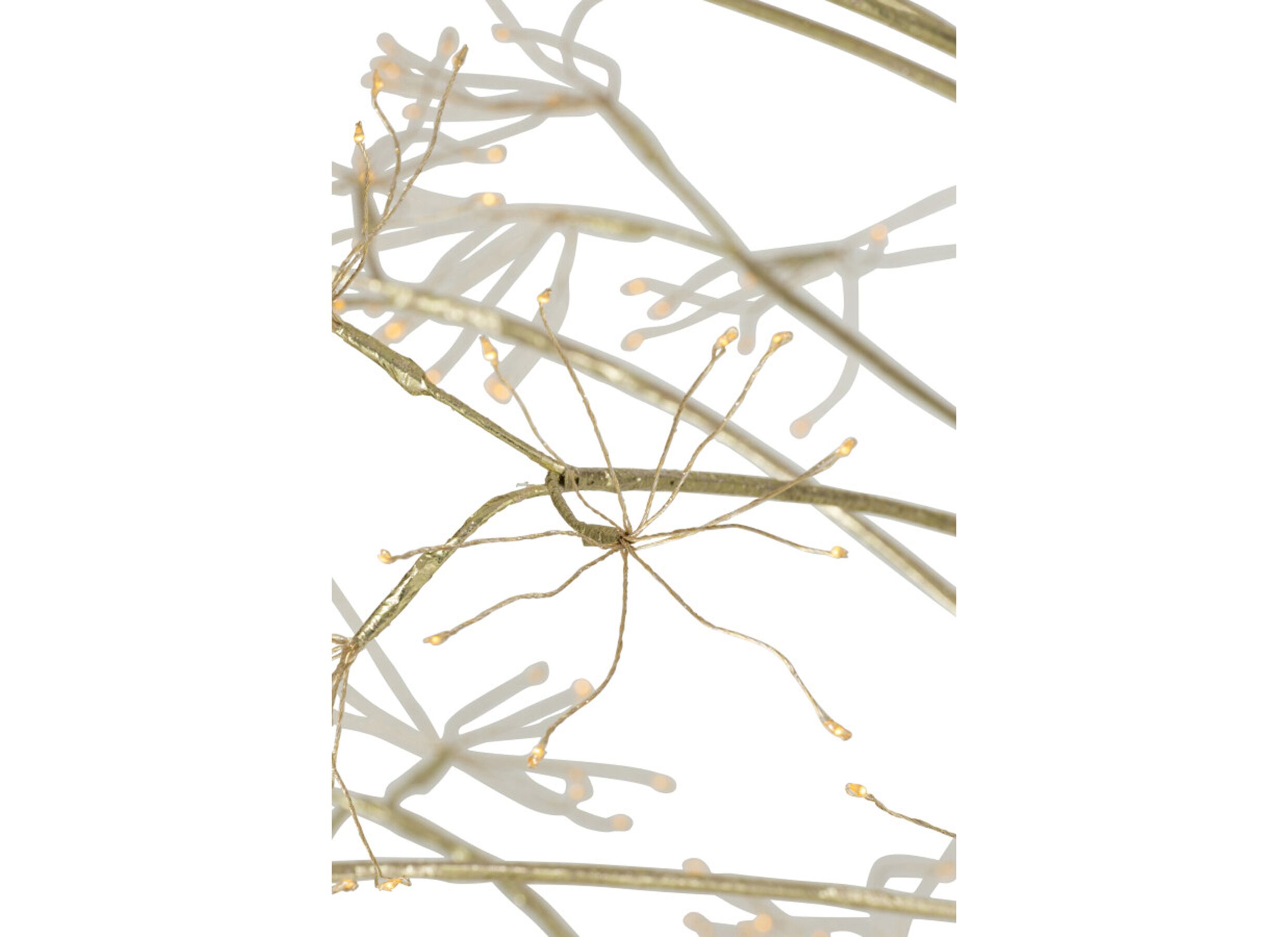 Detail - Arbre de Noël 50x50x210cm - métal - or