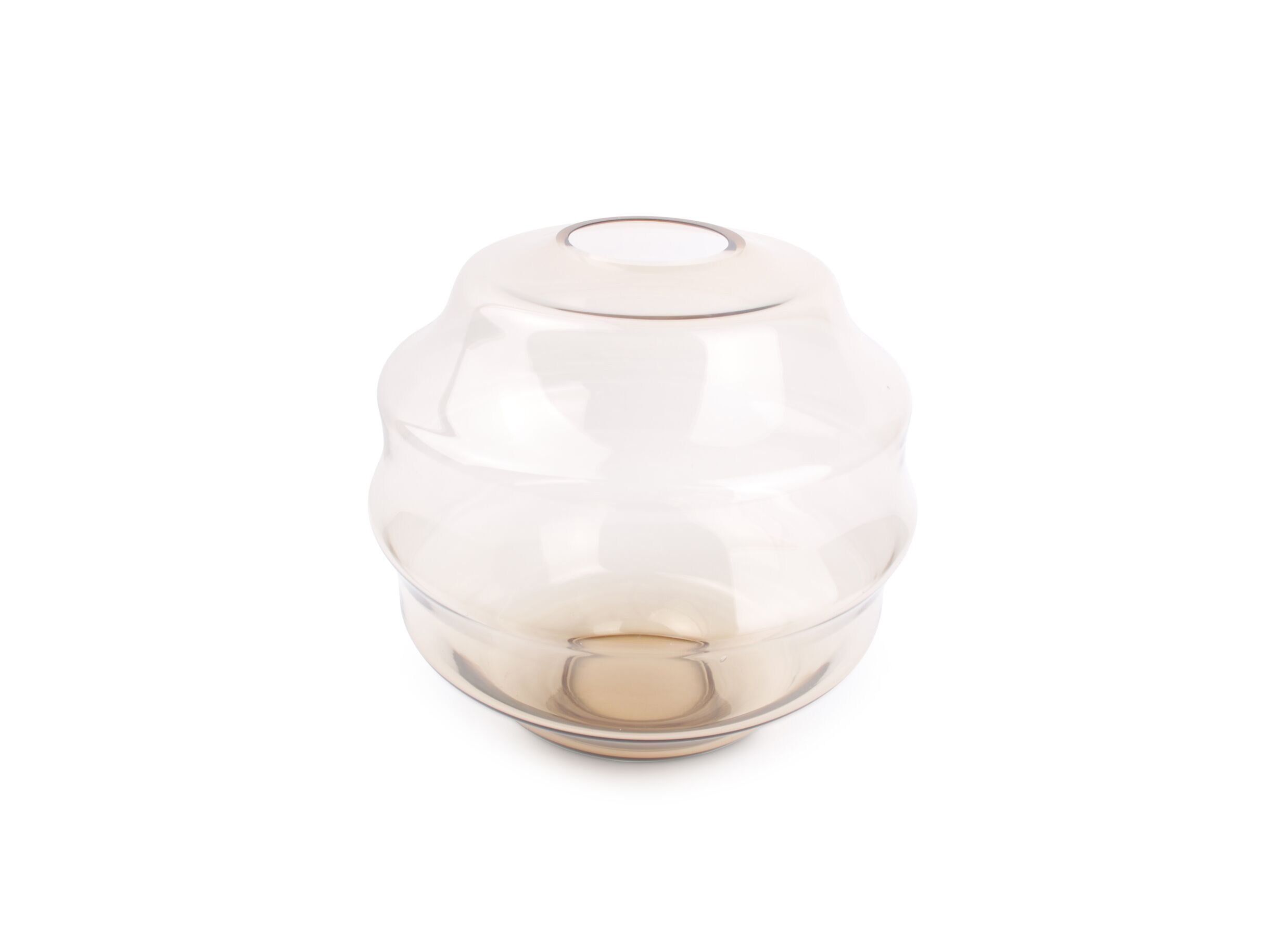 Vase Bloom H26cm - Vase Bloom H26cm - verre - brun