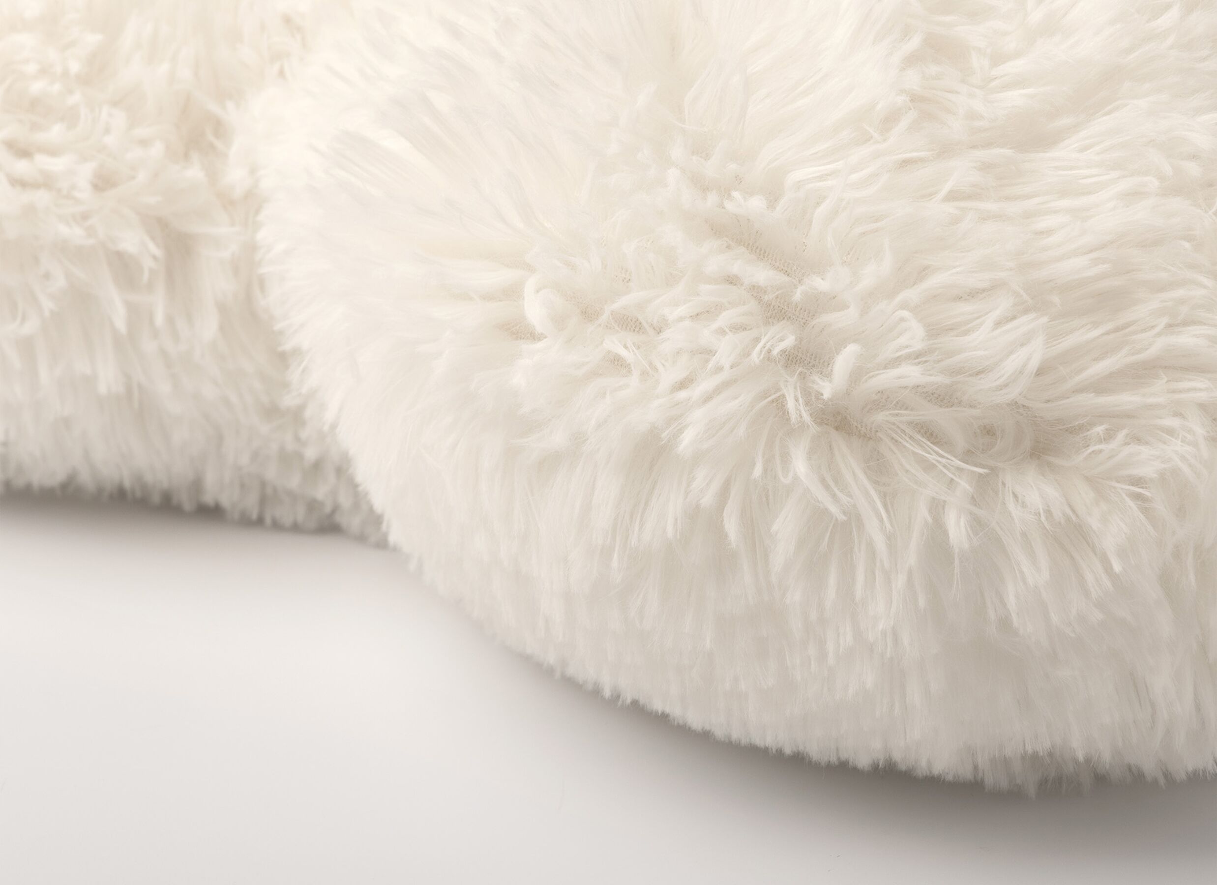 Detailfoto - Kussen Hart XL 55x60cm - polyester - snow white