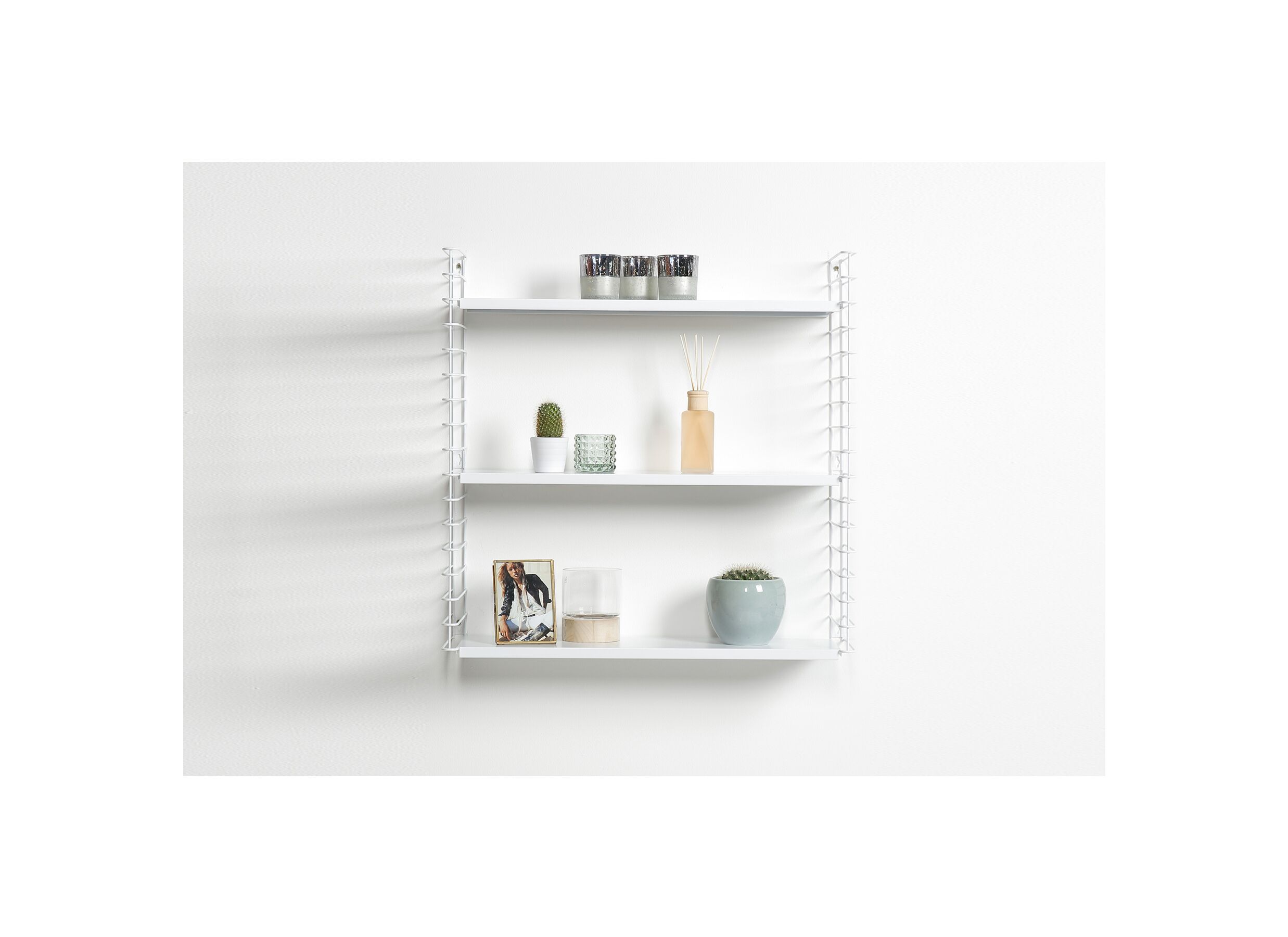 Étagère murale Tomado 70x21x68cm blanc