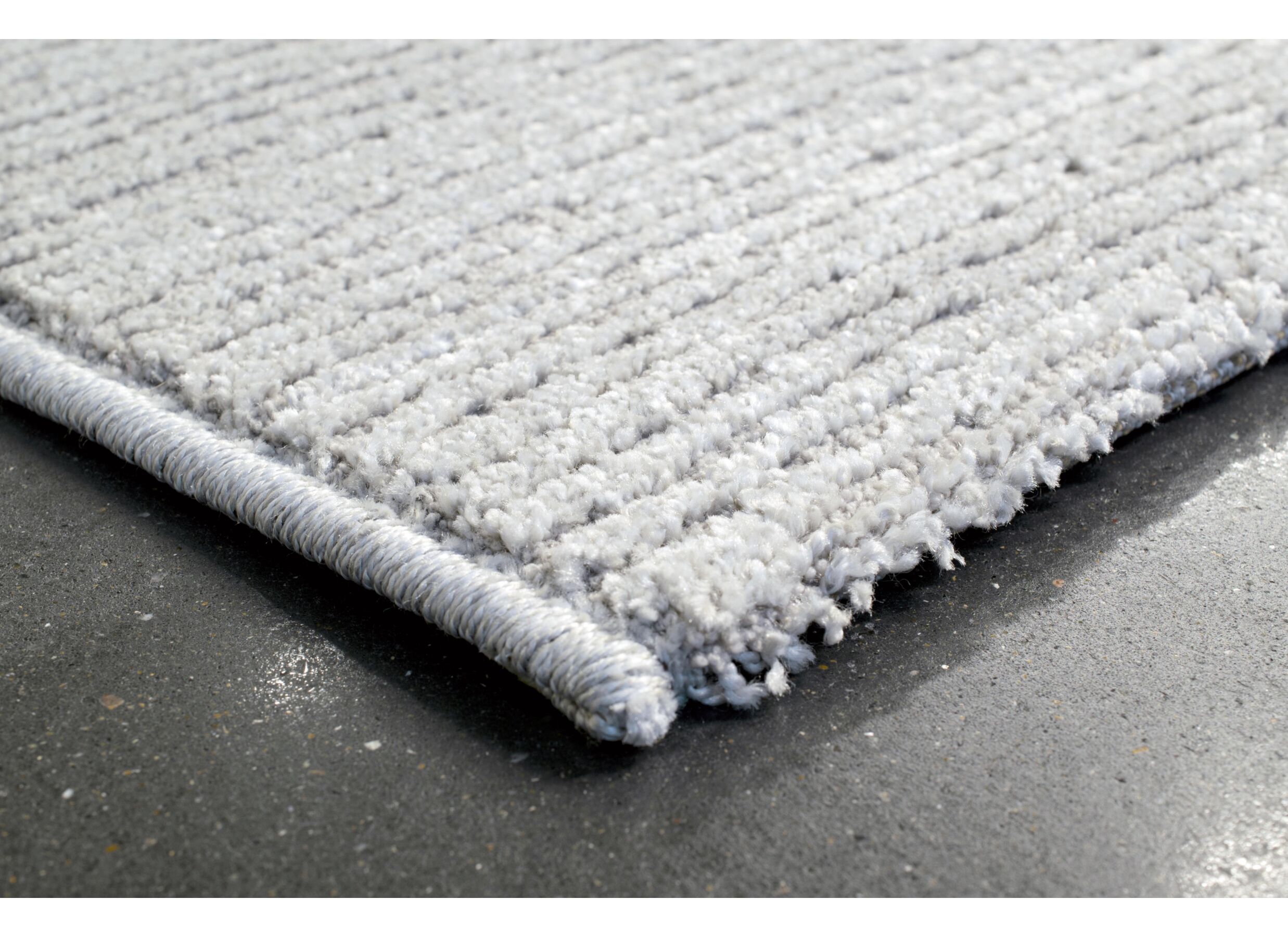 Detail - Tapis Trevos 200x290cm poils courts gris